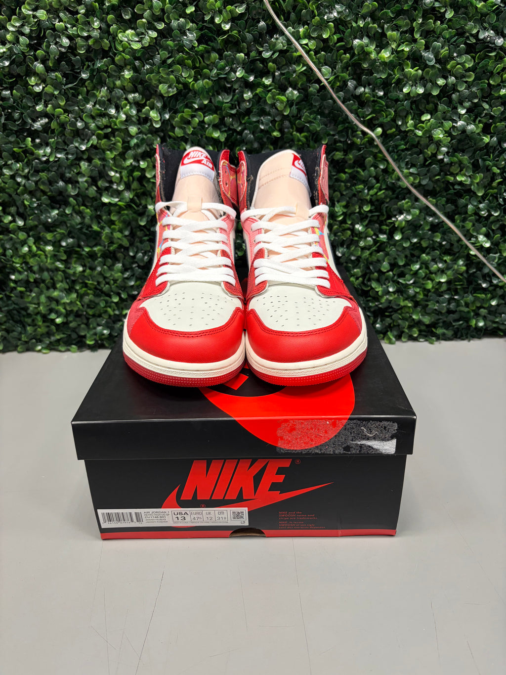 Jordan 1 Retro High OG "Spider-Verse" Size 13 Tried On