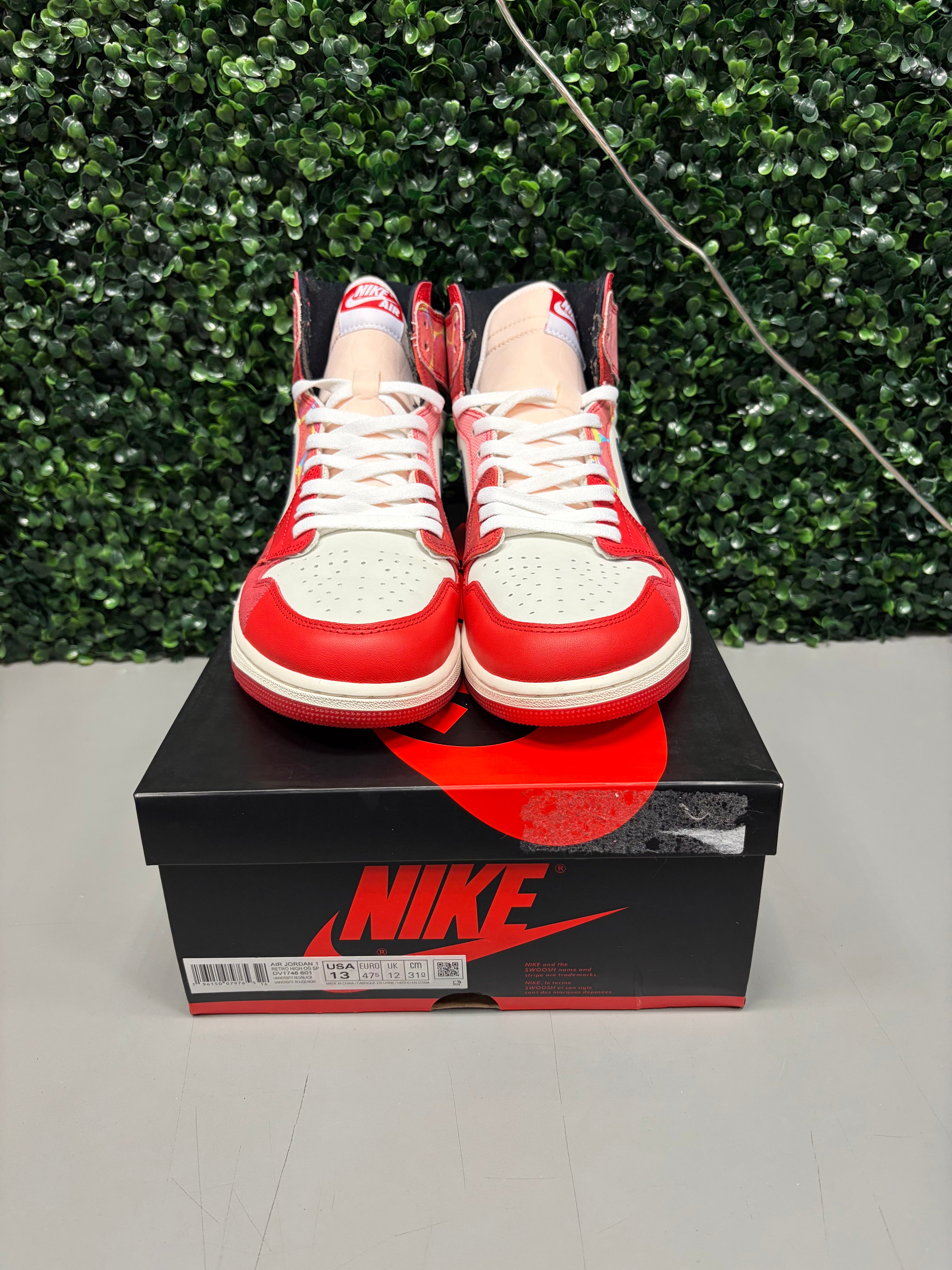 Jordan 1 Retro High OG "Spider-Verse" Size 13 Tried On