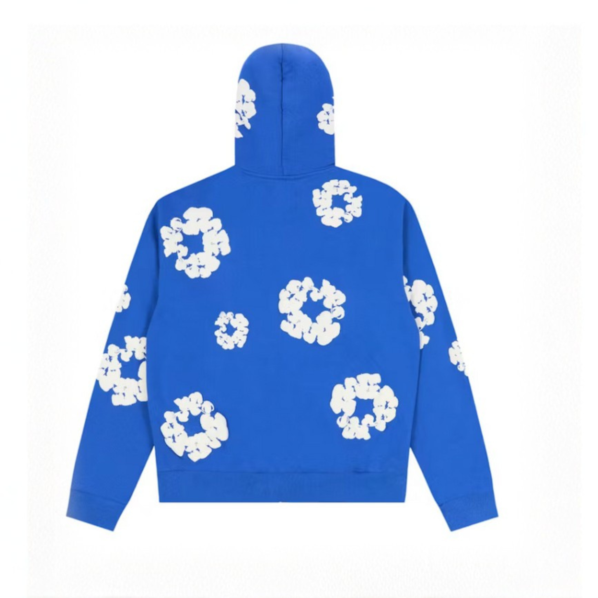Denim Tears Cotton Wreath Hoodie "Blue" Zip Up