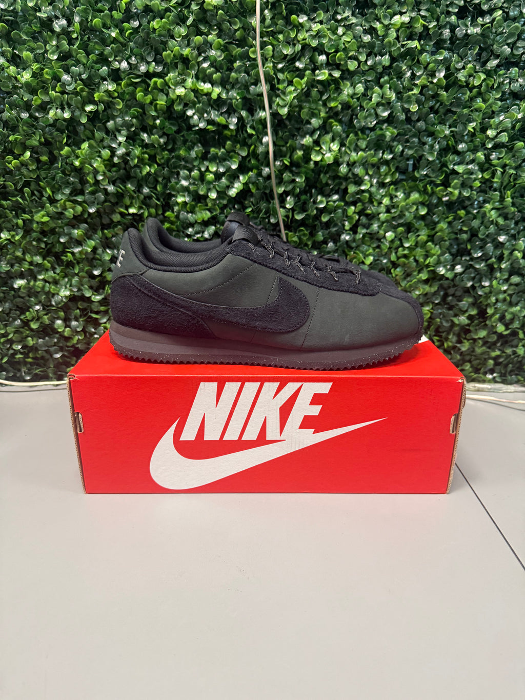 Nike Cortez PRM "Great Outdoors Triple Black" Size 13W / 11.5M Preowned