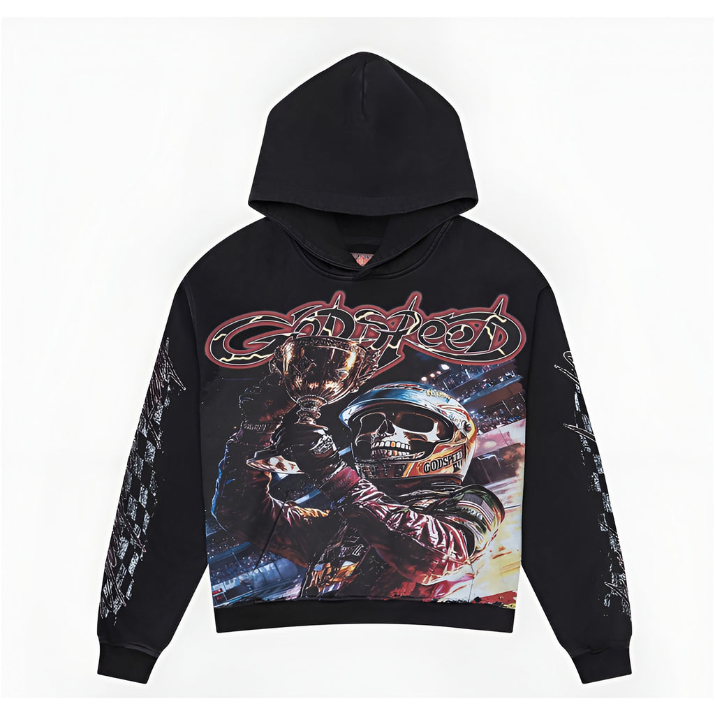 GodSpeed Podium Dreams Hoodie (Black Washed)