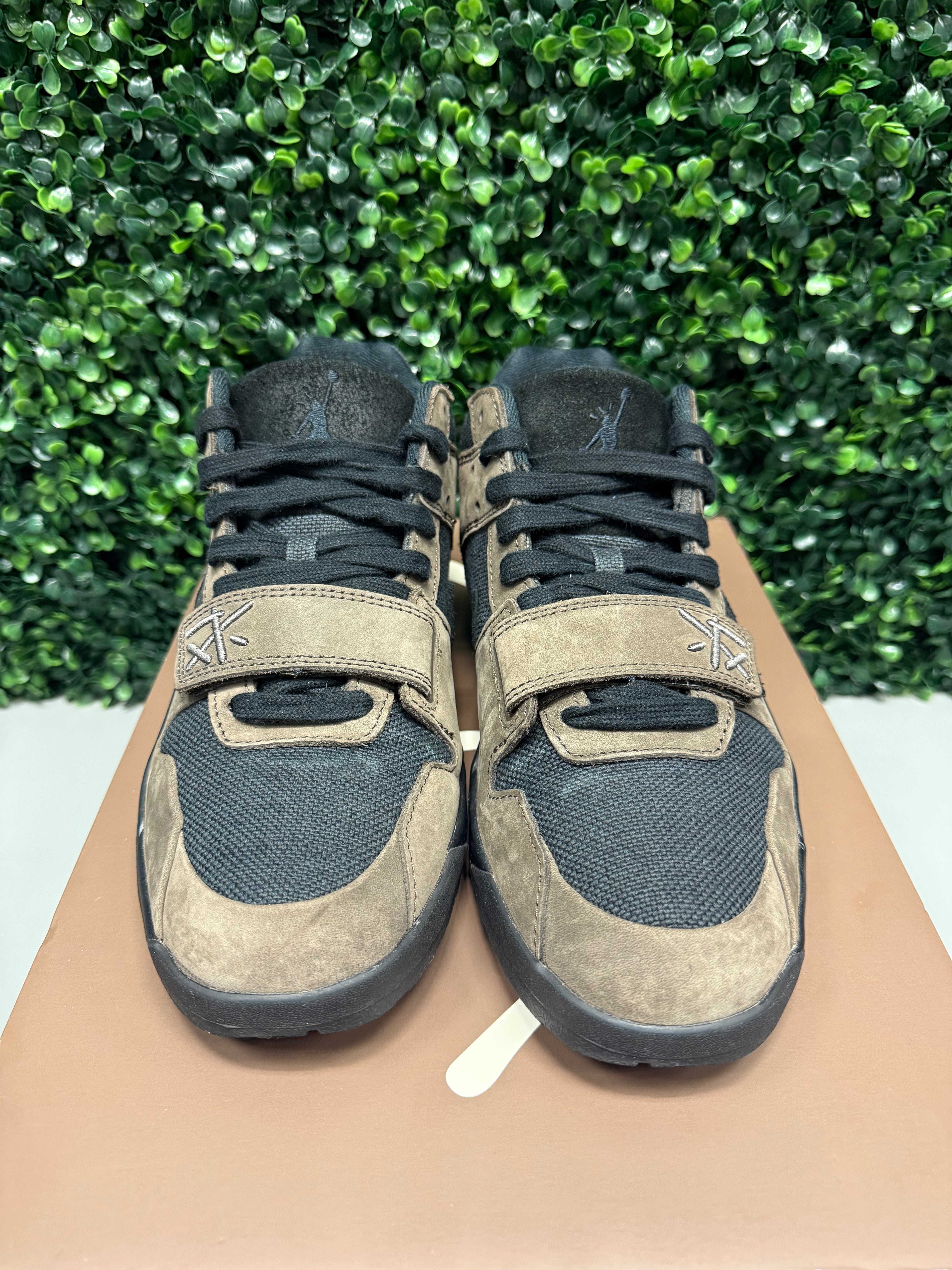 Jordan Jumpman Jack X Travis Scott "Dark Mocha" Size 9.5 Preowned
