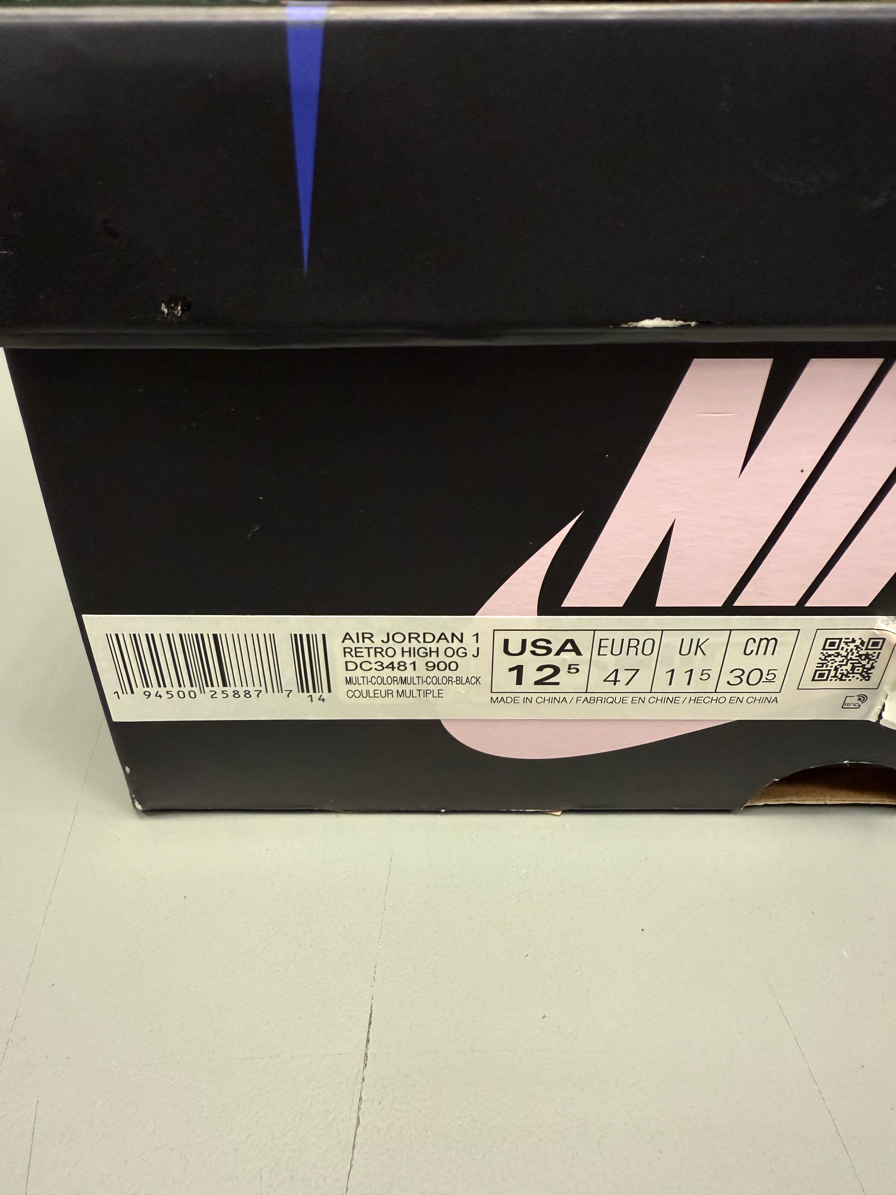 Jordan 1 High “J Balvin” Size 12.5 Preowned