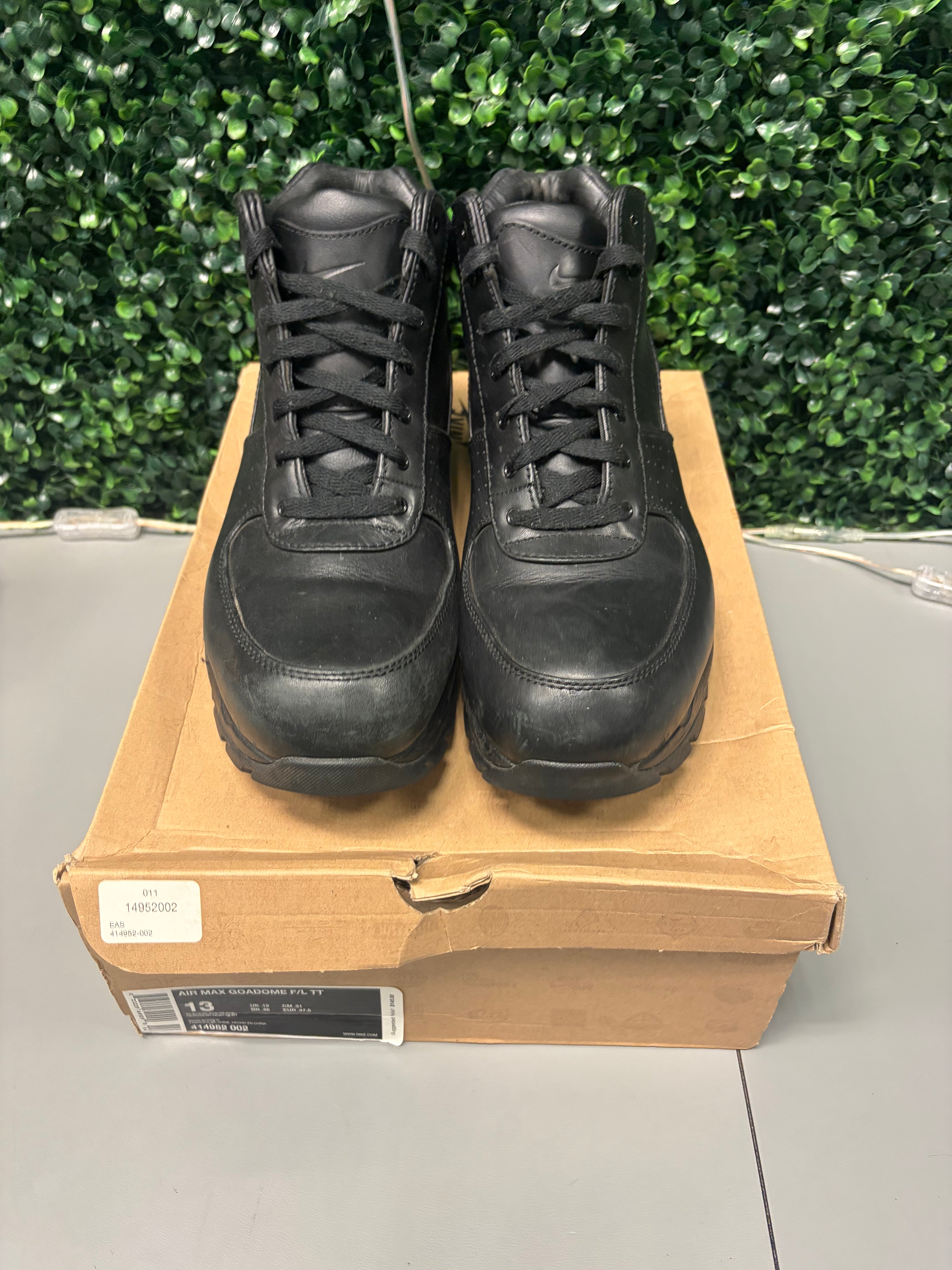 Nike Air Max Goadome " Black" Size 13 Preowned