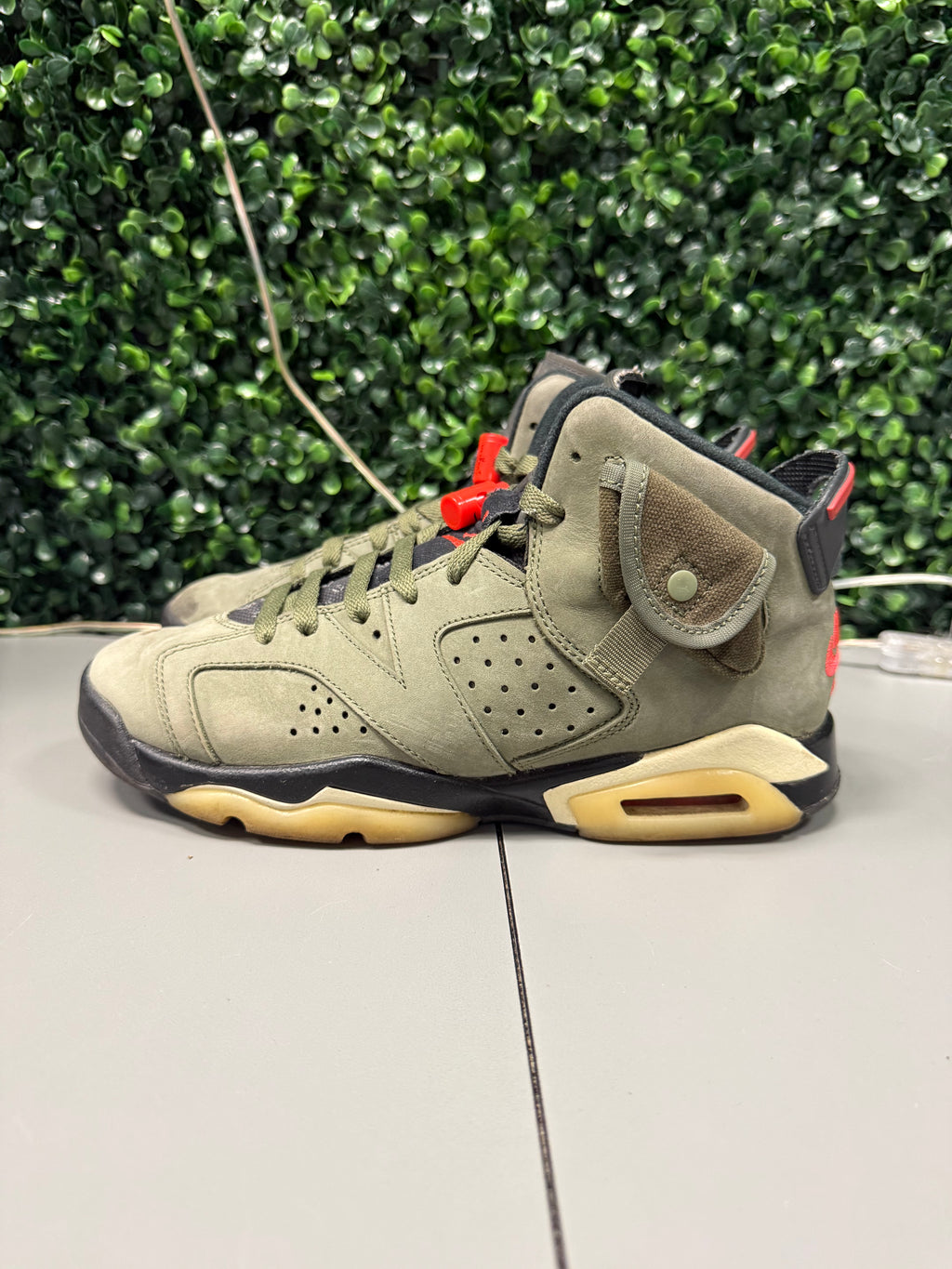 Jordan 6 X Travis Scott "Olive" Size 5.5Y Preowned
