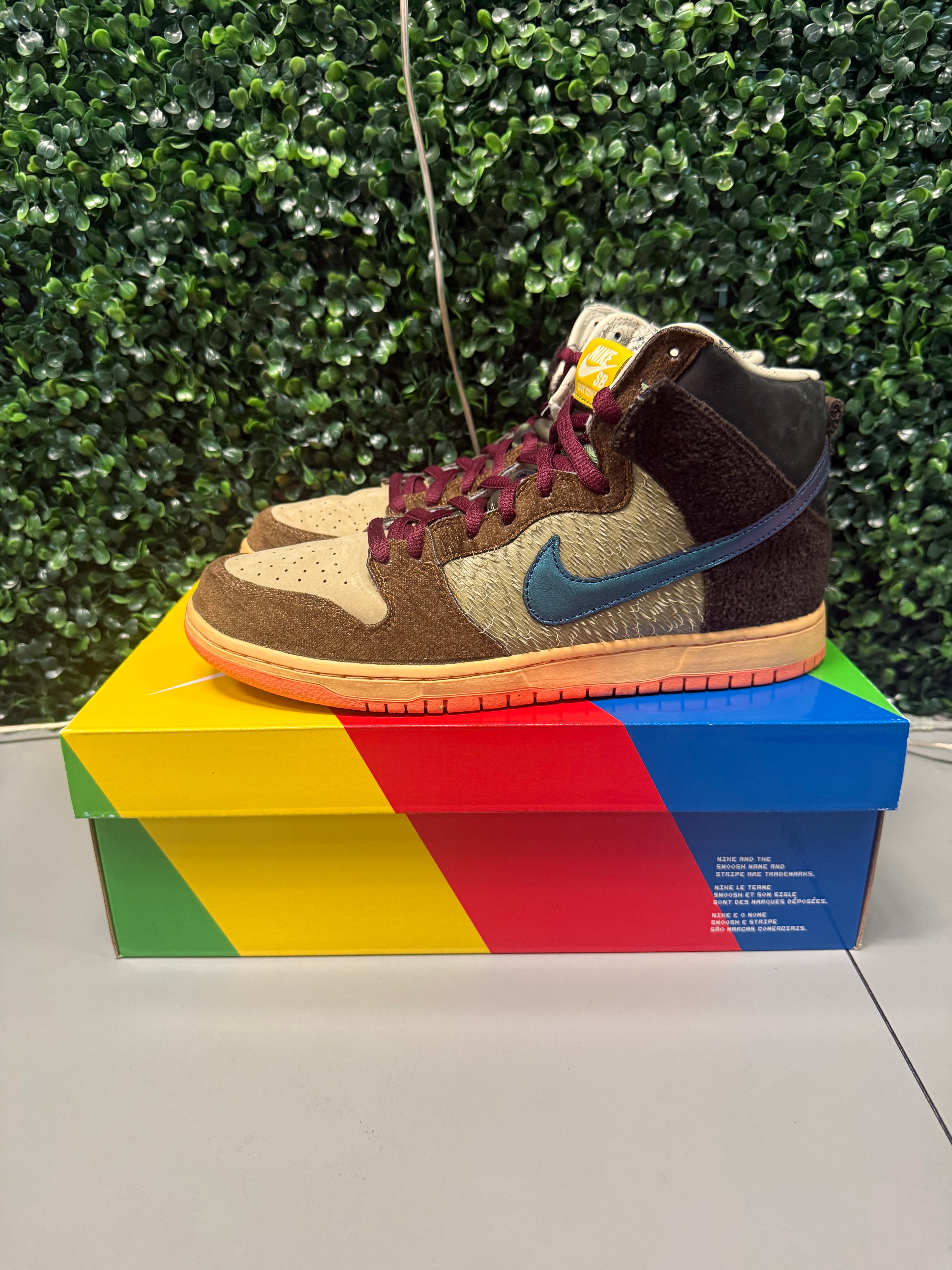 Nike SB Dunk High "Concepts Turdunken" (Special Box) Size 11 Preowned