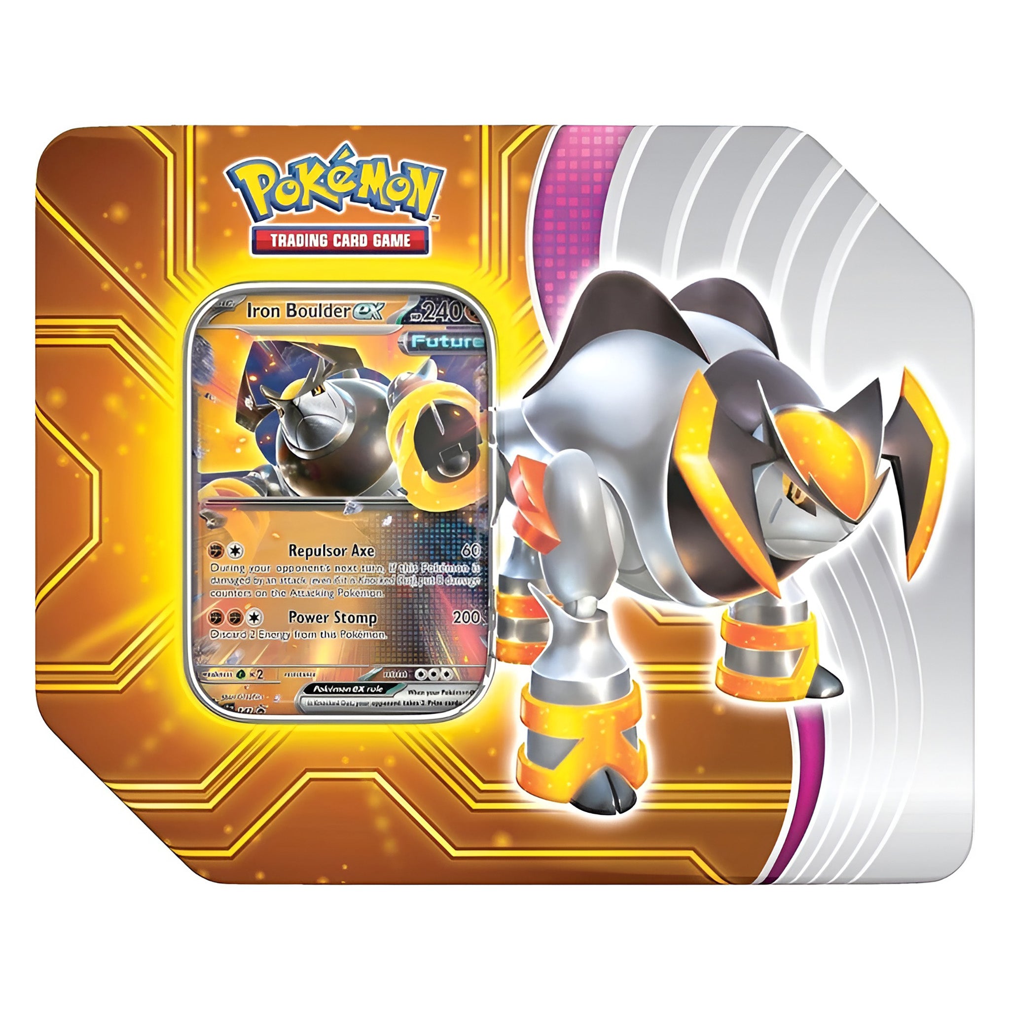 Pokemon Paradox Destinies Tin [Iron Boulder ex] - Miscellaneous Cards & Products