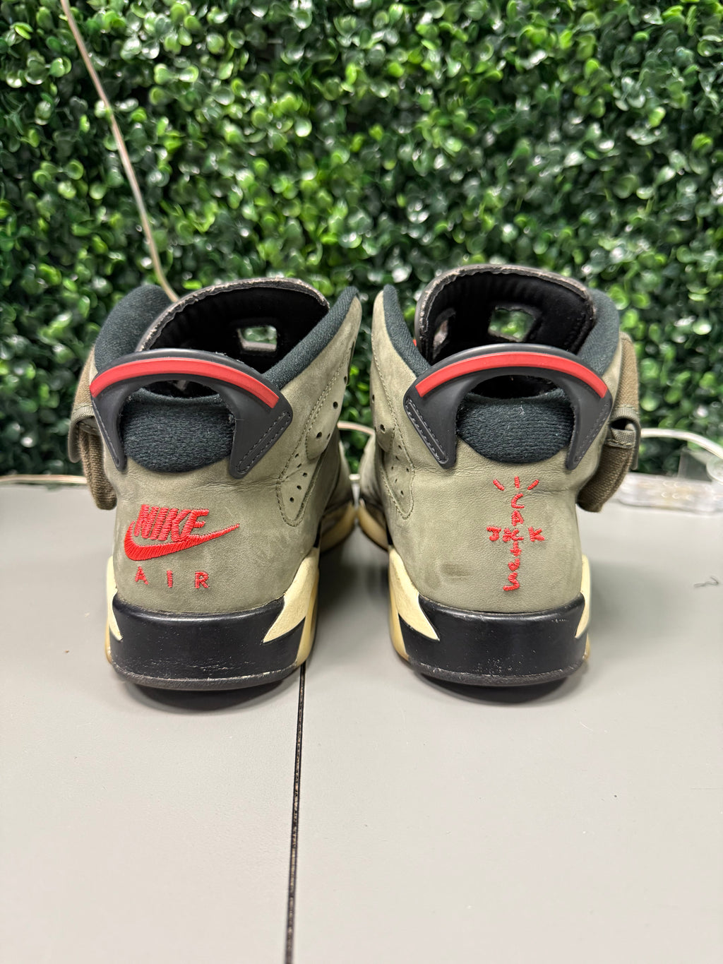 Jordan 6 X Travis Scott "Olive" Size 5.5Y Preowned