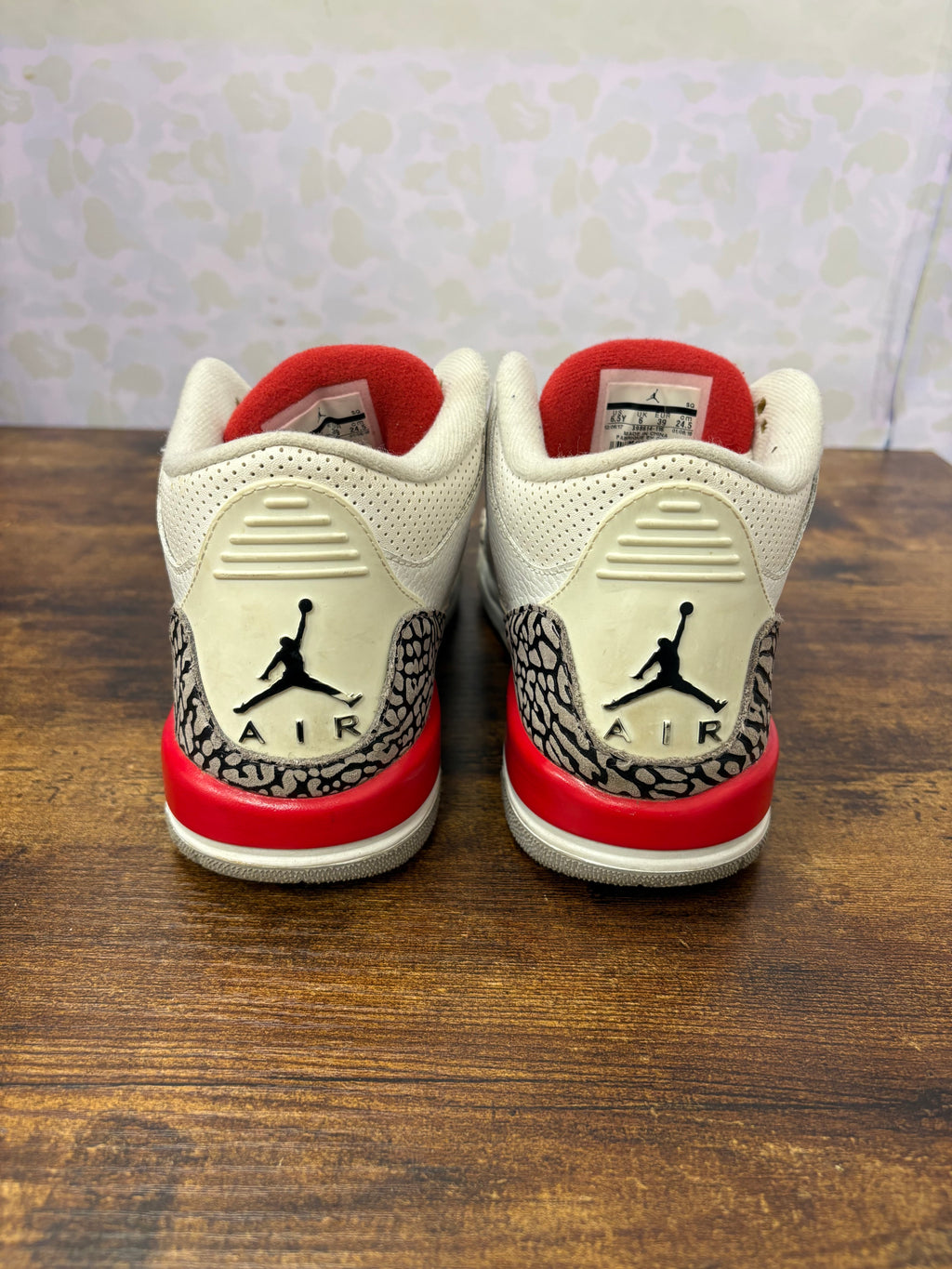 Jordan 3 “Hall of Fame” Size 6.5Y Preowned No Box