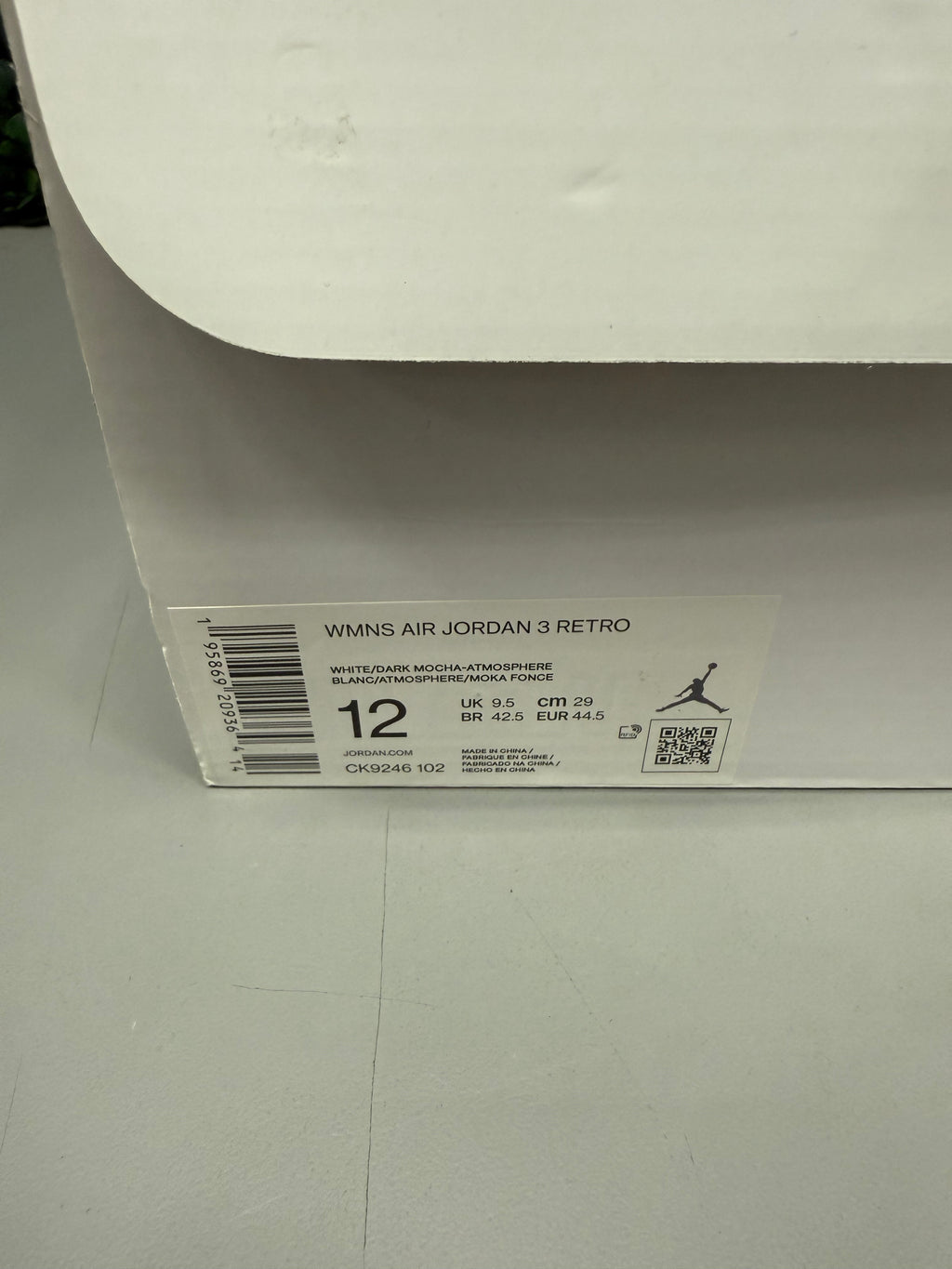 Jordan 3 "Neapolitan" Size 12W / 10.5M Preowned