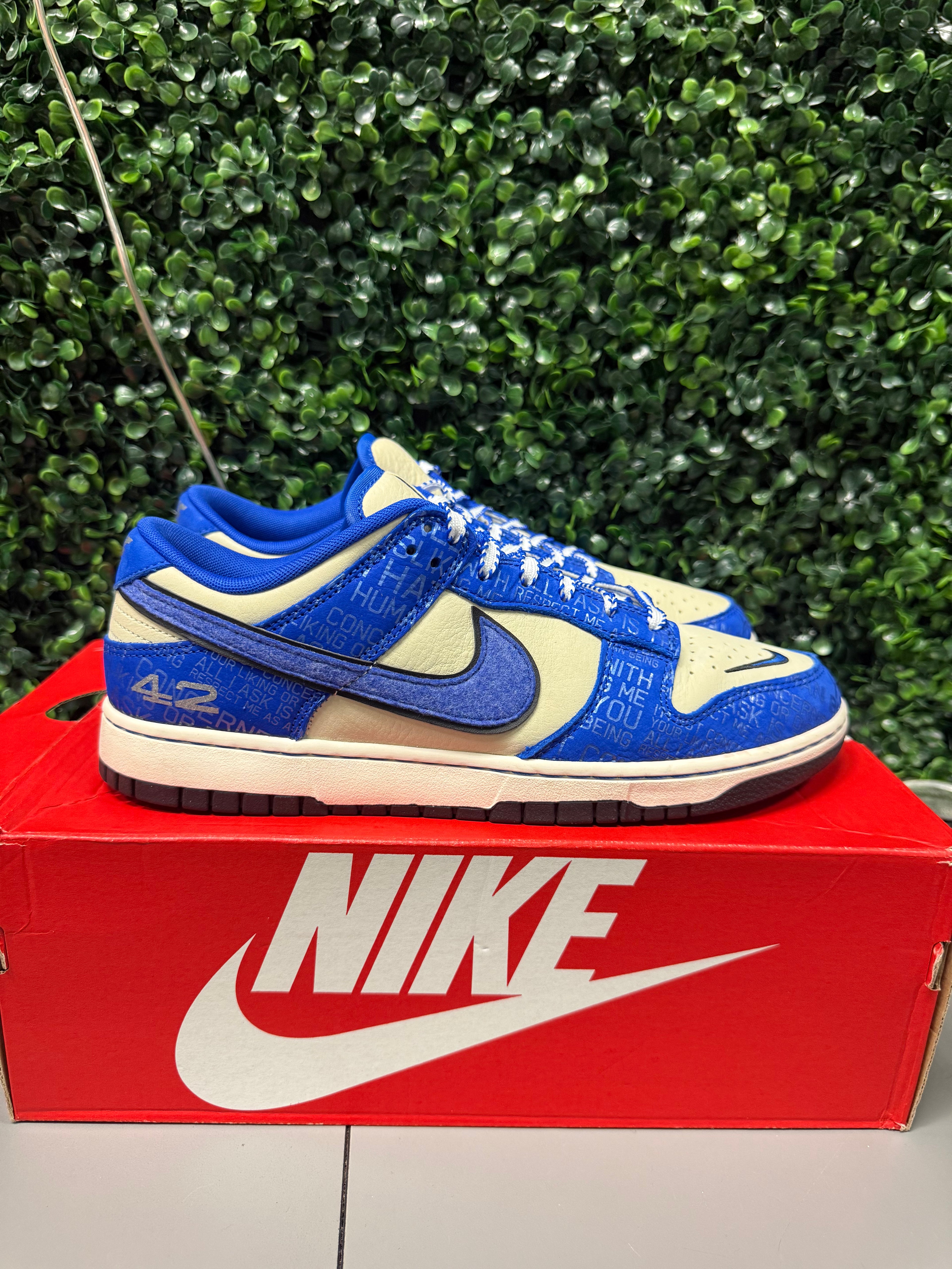 Nike Dunk Low "Jackie Robinson" Size 10.5 Preowned