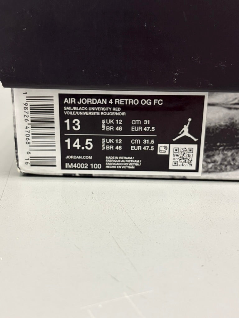 Jordan 4 "Flight Club" Size 13 Preowned