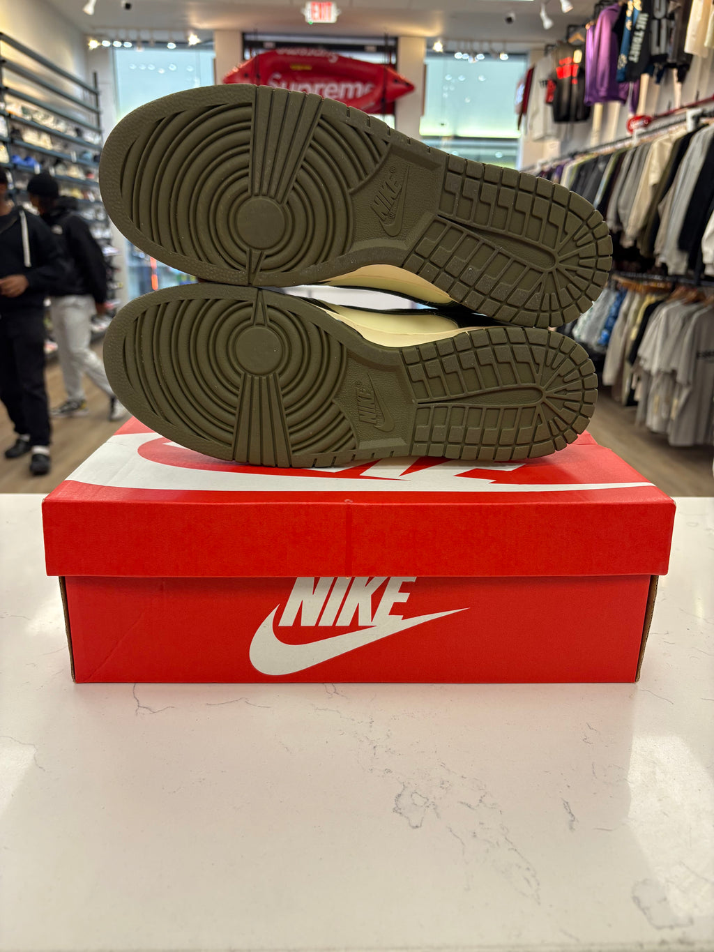 Nike Dunk Low “Rough Green” Preowned Size 12