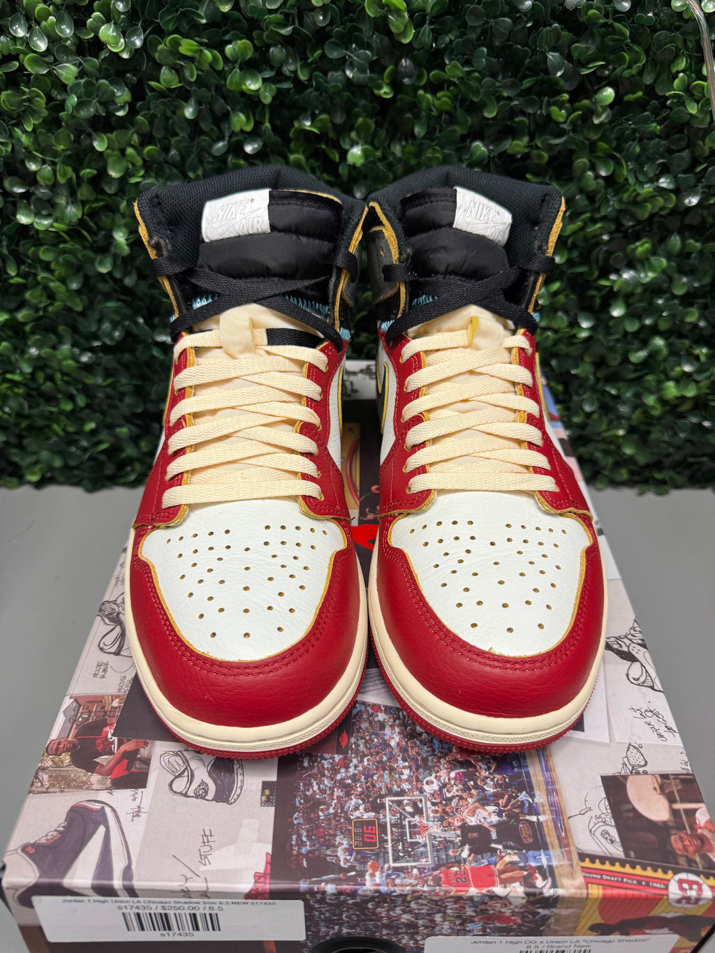 Jordan 1 High X Union "Chicago Shadow" Size 8.5 Preowned