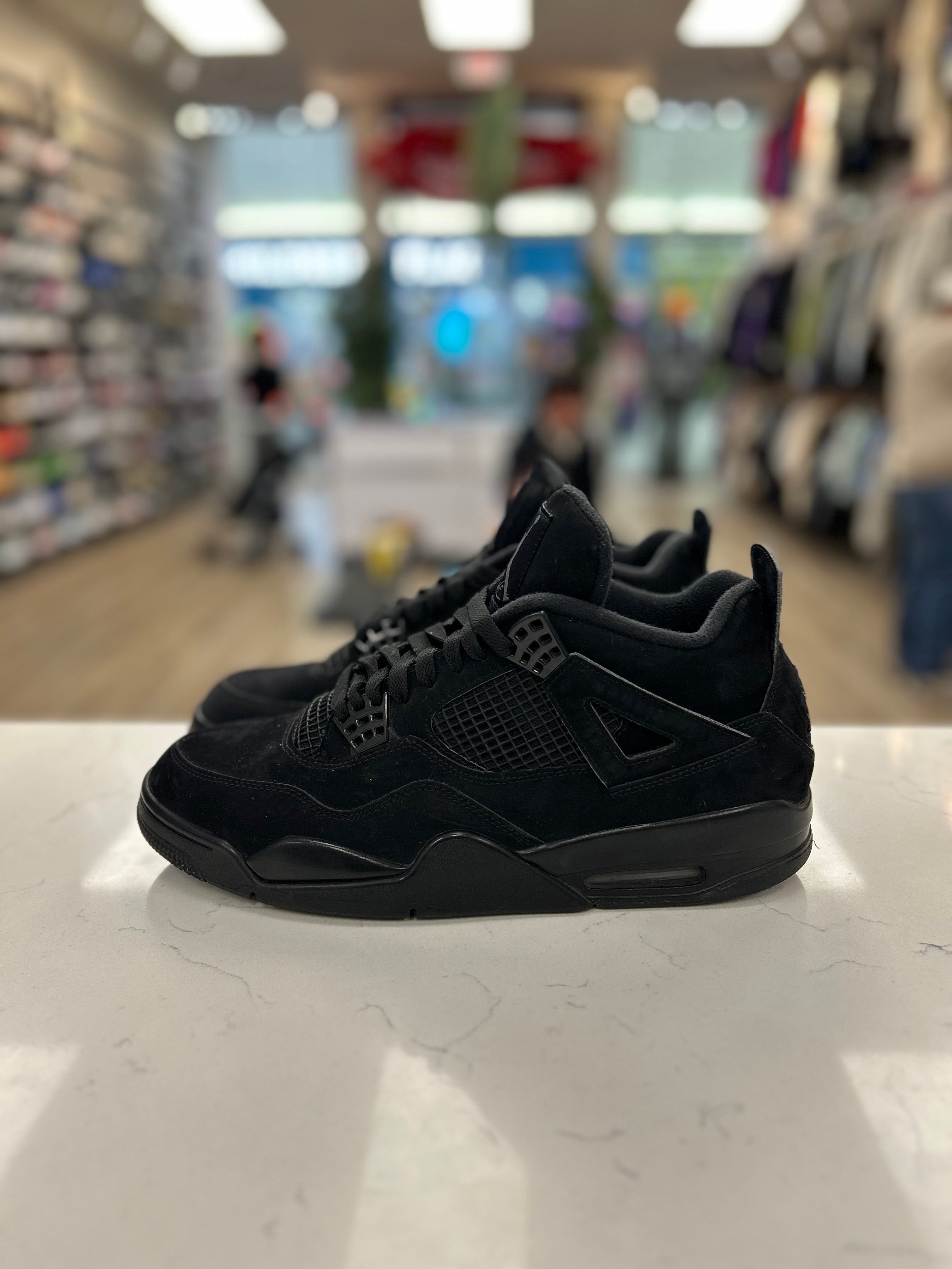 Jordan 4 Retro “Black Cat” Size 12M Preowned No Box