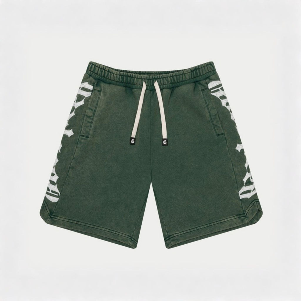 GodSpeed "CourtSide Shorts" (Green Wash)