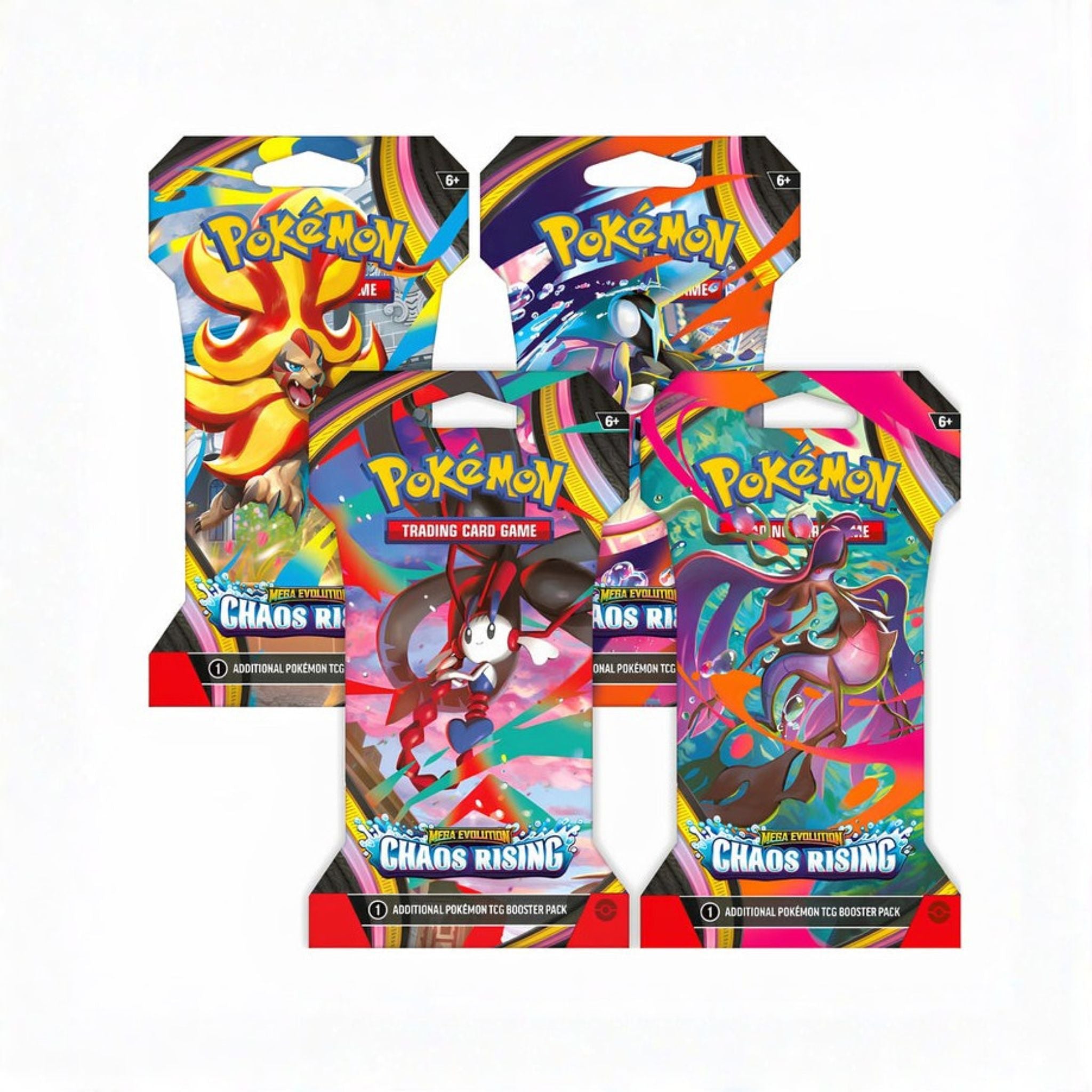 Pokemon Chaos Rising Single Sleeved Booster Pack (Artwork May Vary)