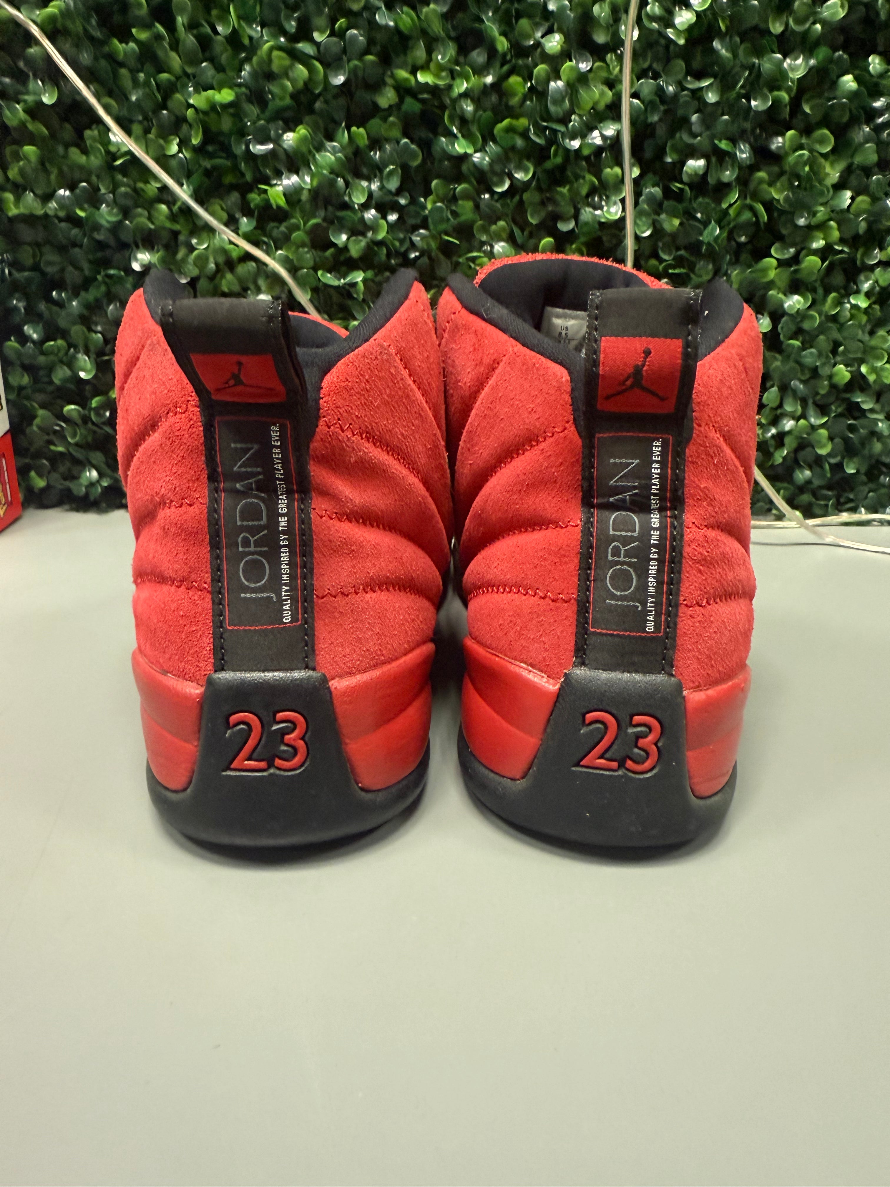 Jordan 12 "Reverse Flu Game" Size 8.5 Preowned
