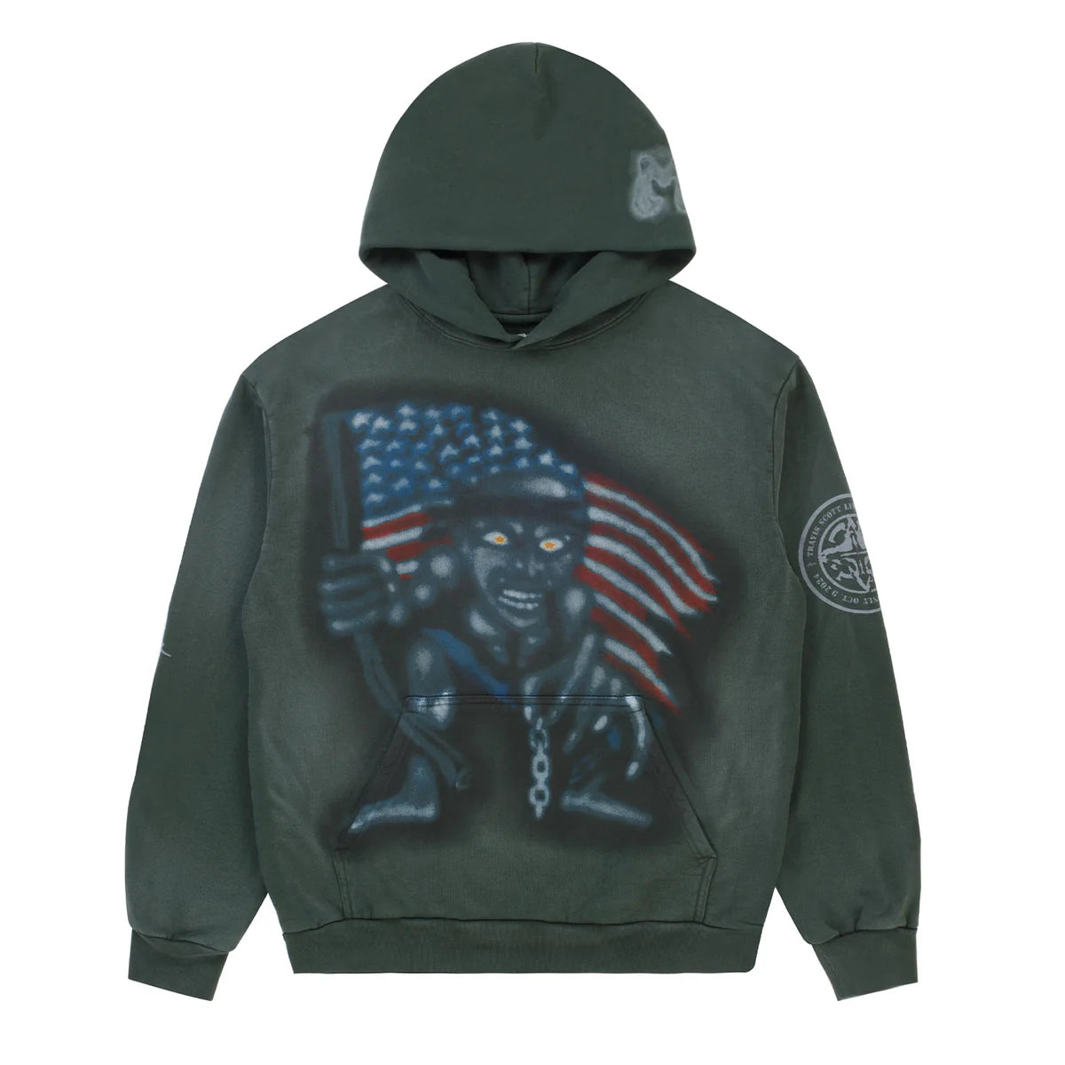 Travis Scott Hoodie Metlife “Green”
