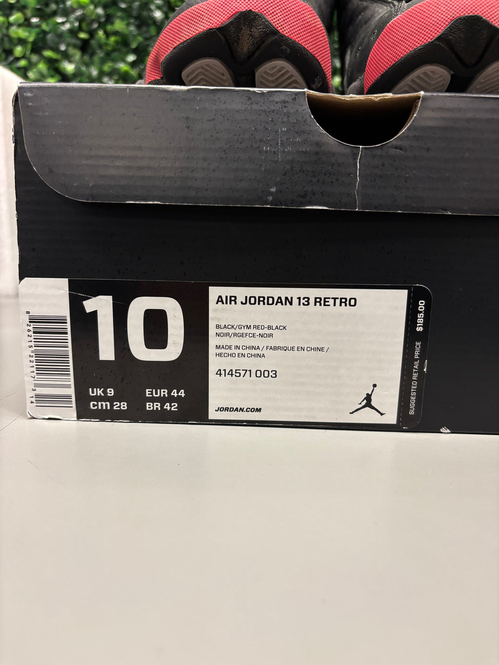 Jordan 13 "Dirty Bred" Size 10 Preowned