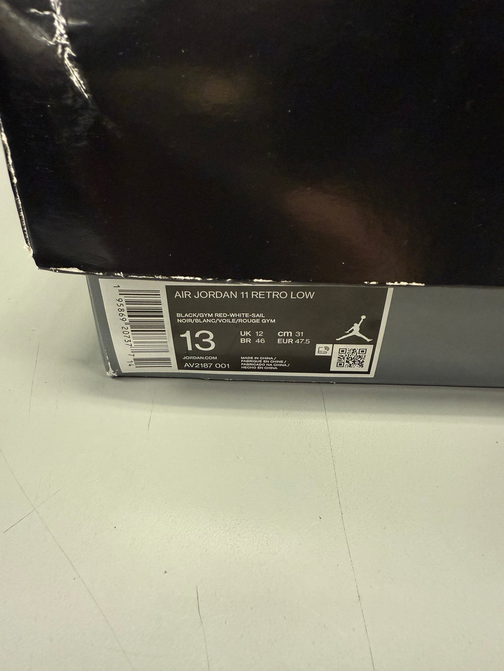 Jordan 11 Low "72-10" Size 13 Preowned
