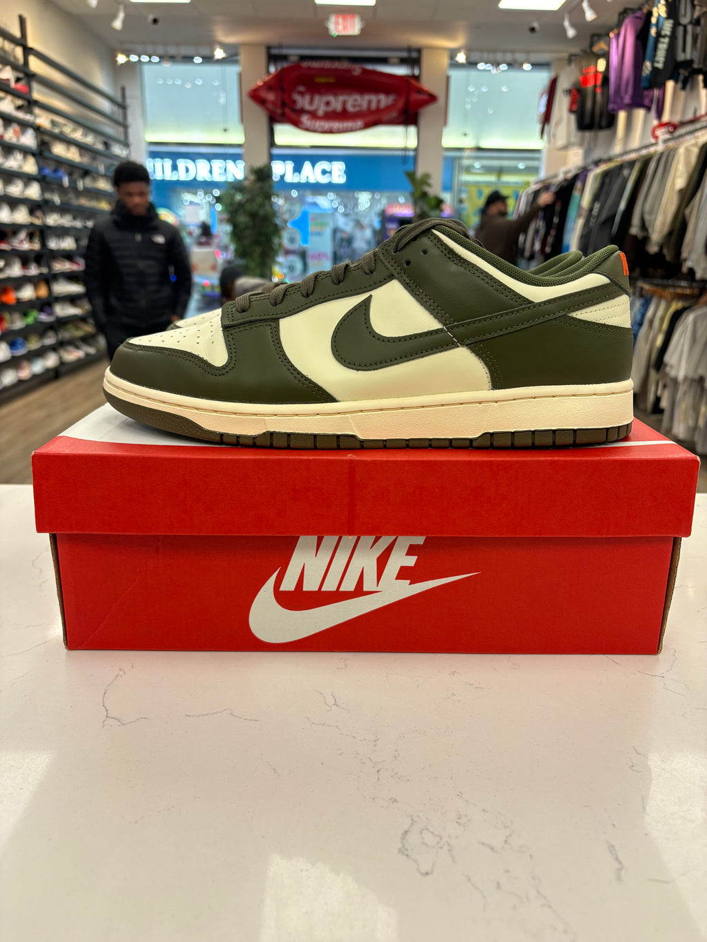 Nike Dunk Low “Rough Green” Preowned Size 12