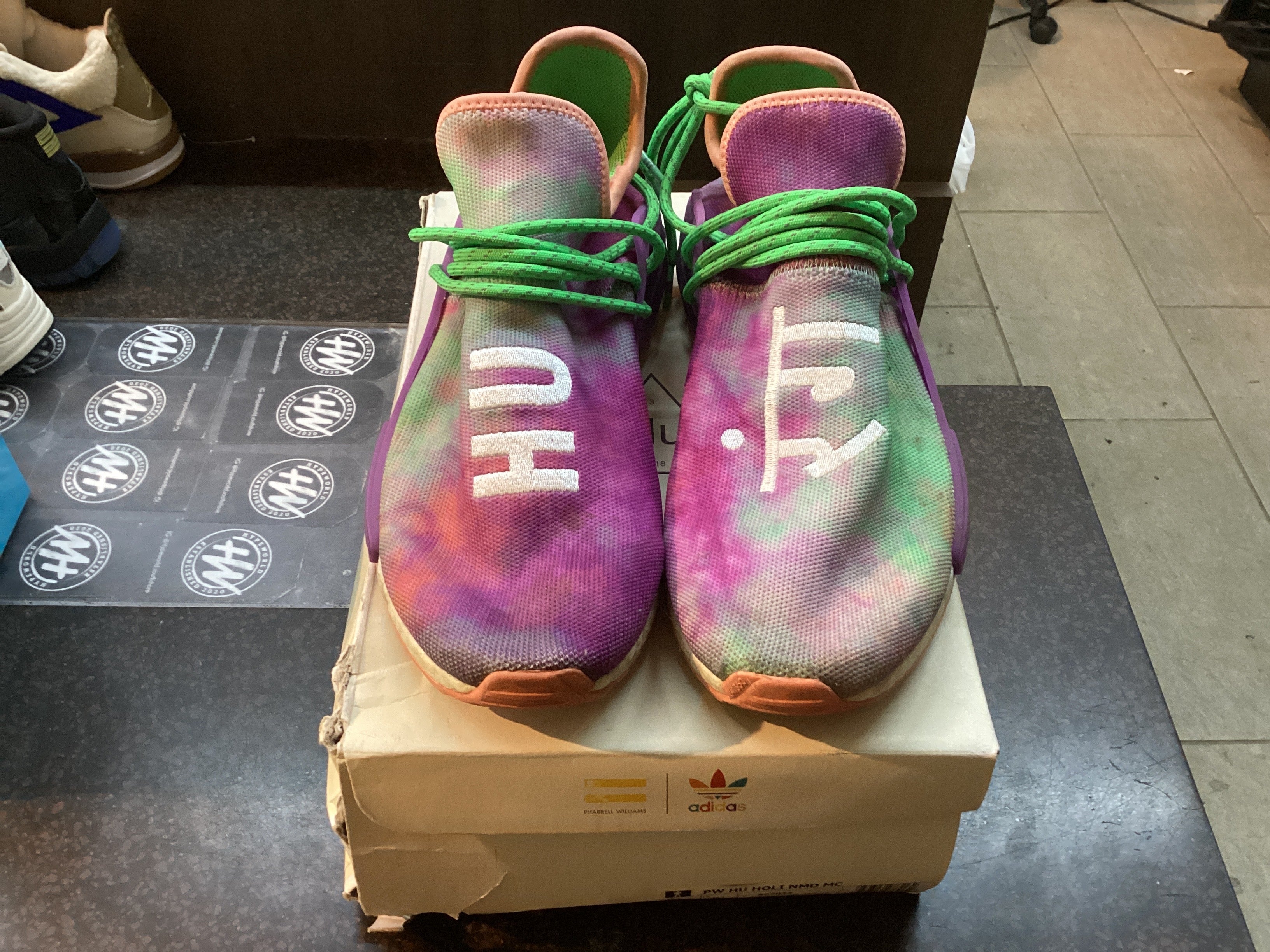 Adidas Human Race NMD “Holi Festival” Preowned Size 10