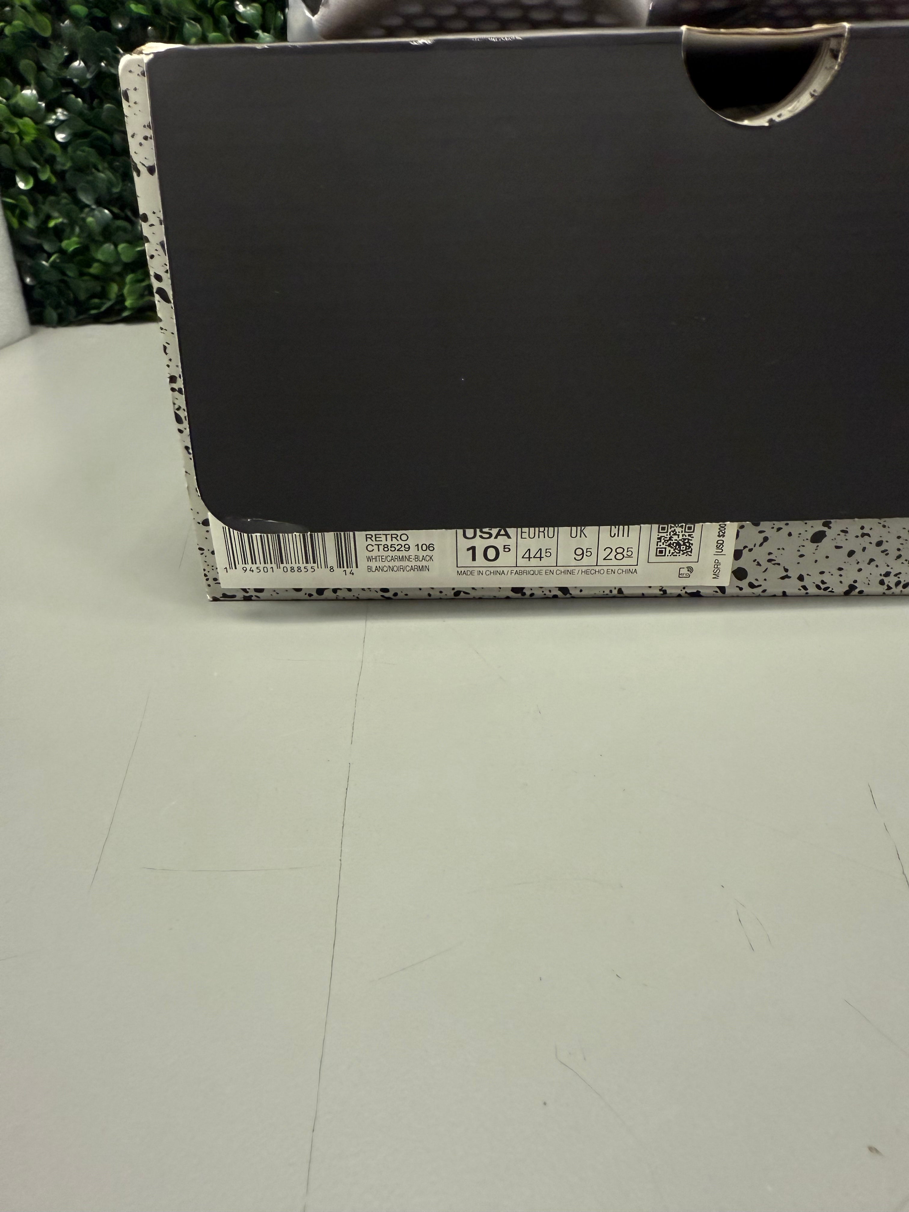 Jordan 6 "Carmine" Size 10.5 Preowned