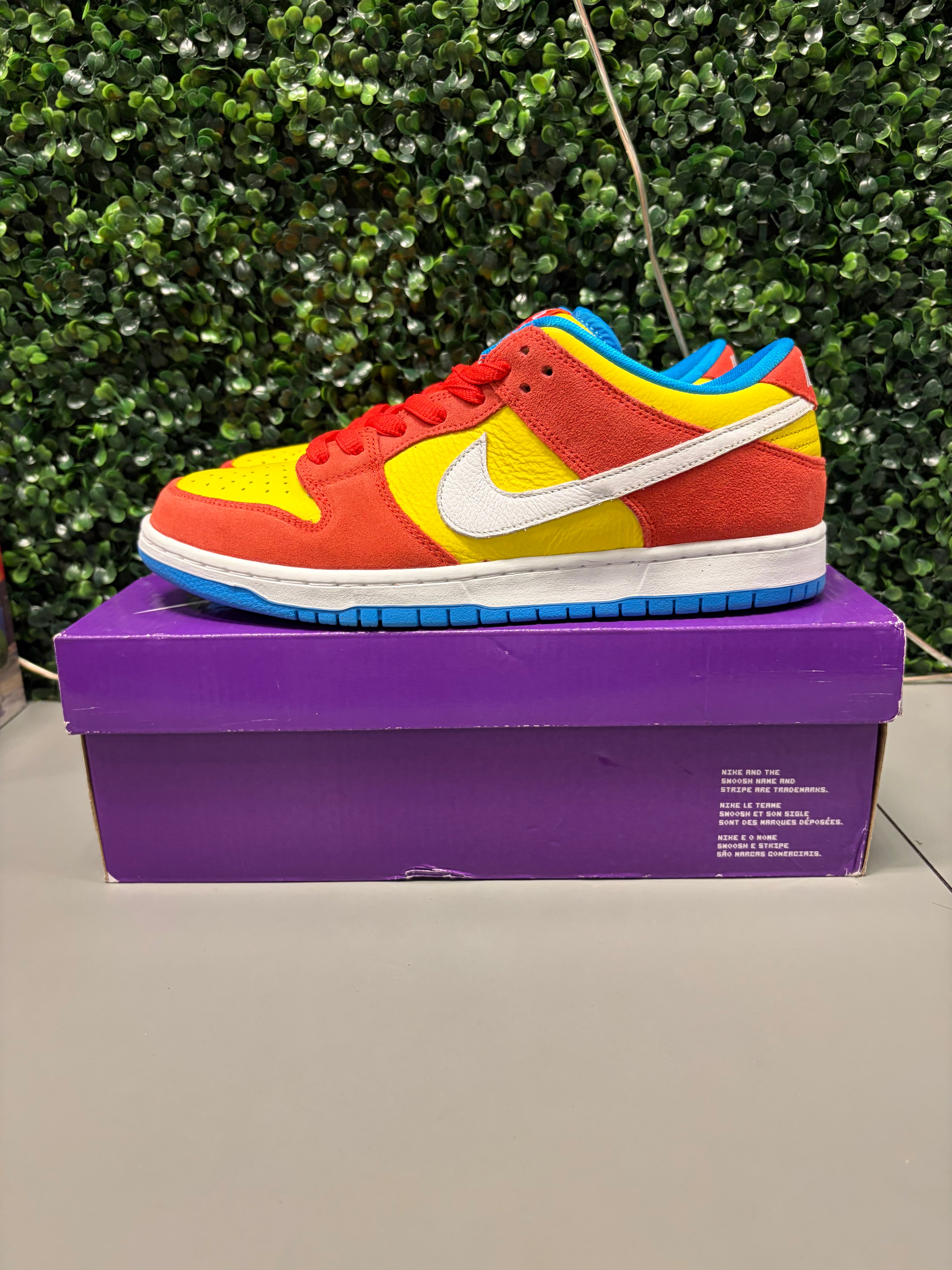 Nike SB Dunk Low Pro "Bart Simpson" Size 10.5 Preowned