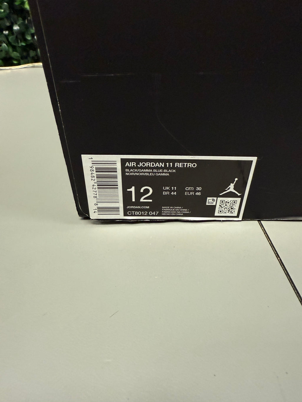 Jordan 11 High "Gamma" Size 12 Preowned