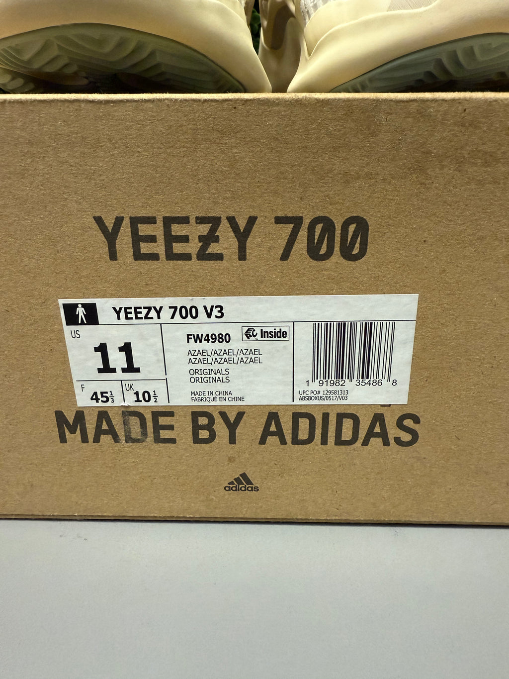 Yeezy 700 V3 "Azael" Size 11 Tried On
