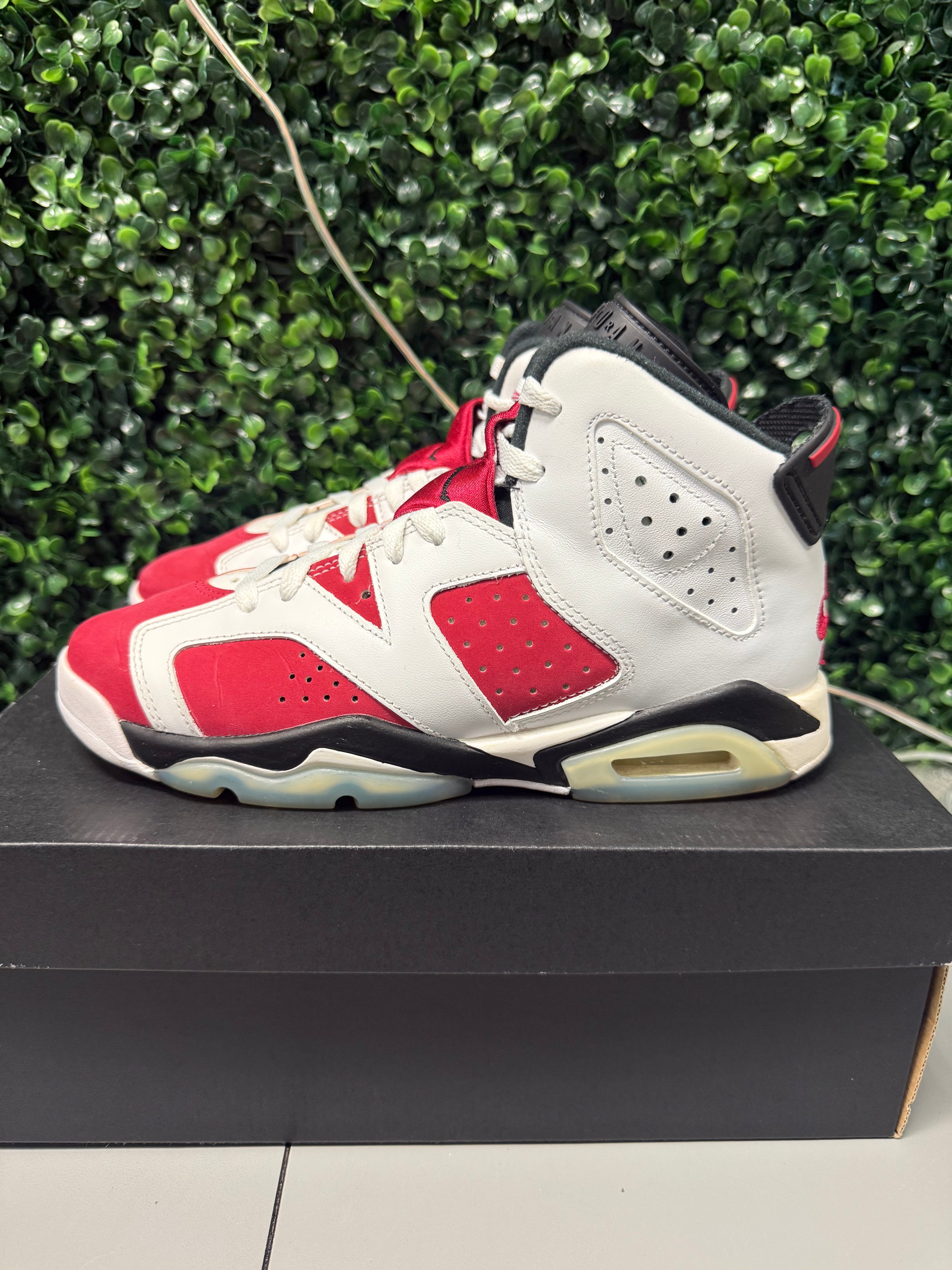 Jordan 6 "Carmine" Size 6Y / 7.5W Preowned