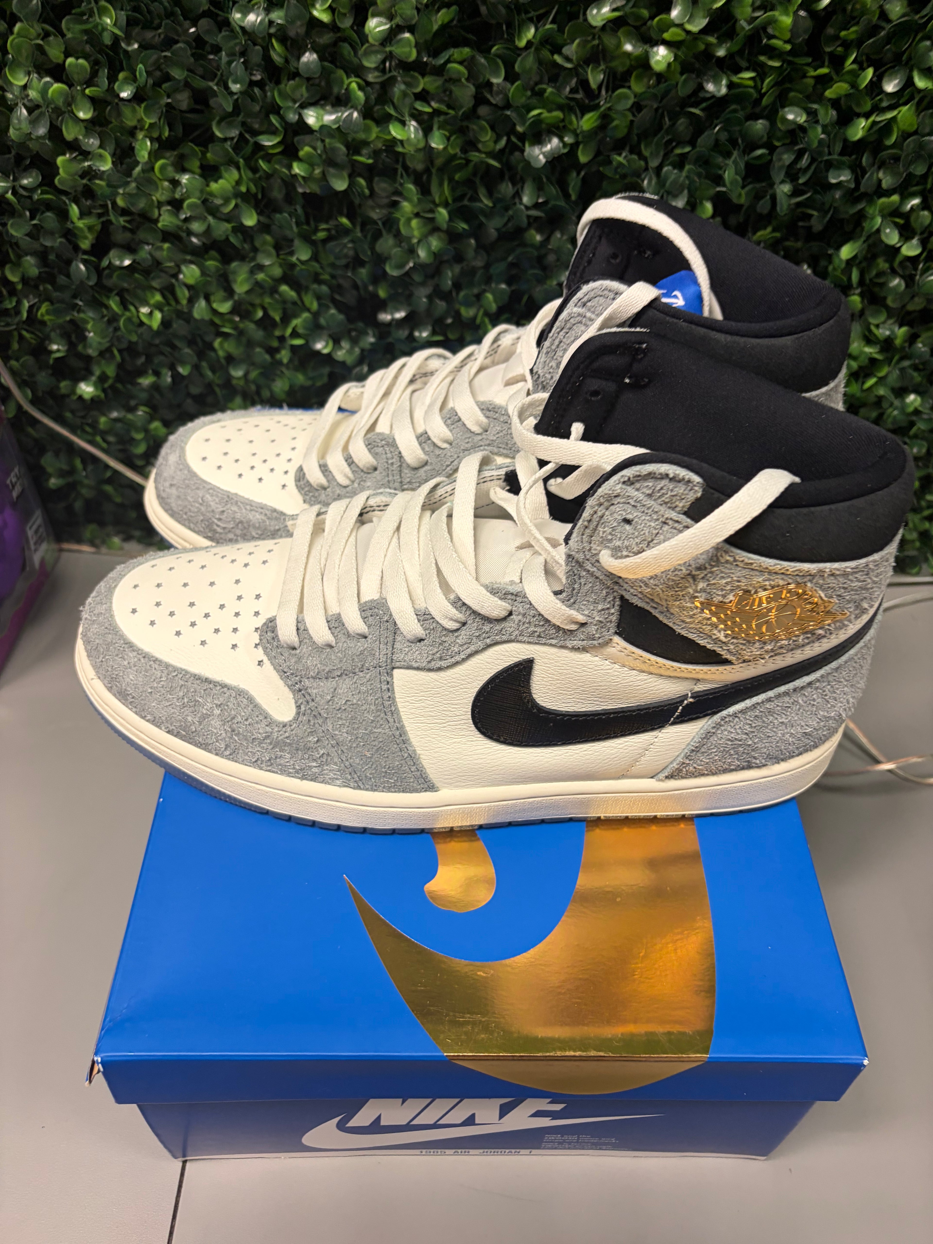 Jordan 1 Retro High OG "All-Star Cool Grey" Size 13 Preowned