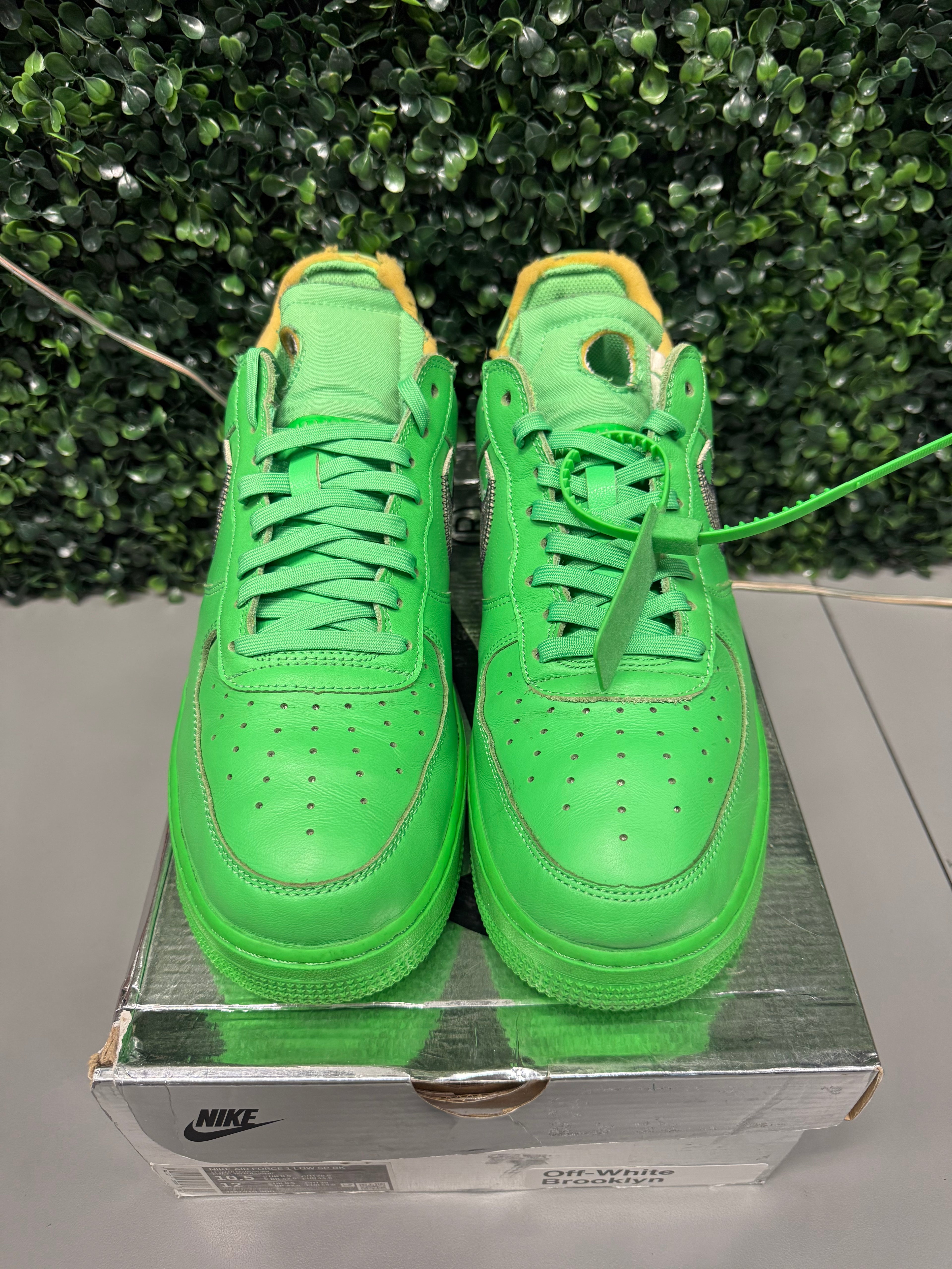 Nike Air Force 1 Low X Off-White "Brooklyn" Size 10.5 Preowned