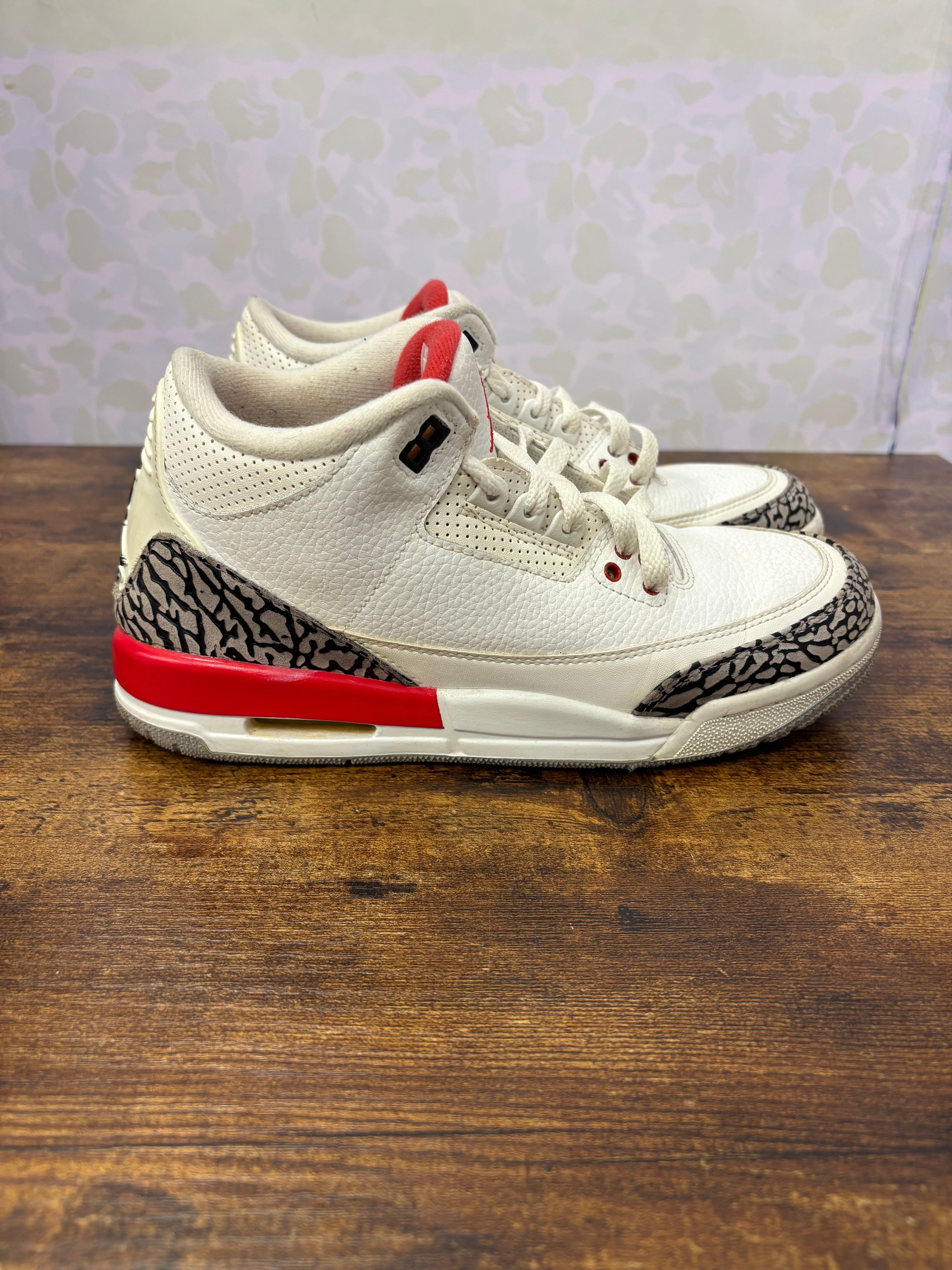 Jordan 3 “Hall of Fame” Size 6.5Y Preowned No Box