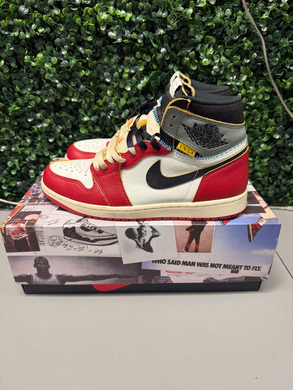 Jordan 1 High X Union "Chicago Shadow" Size 8.5 Preowned