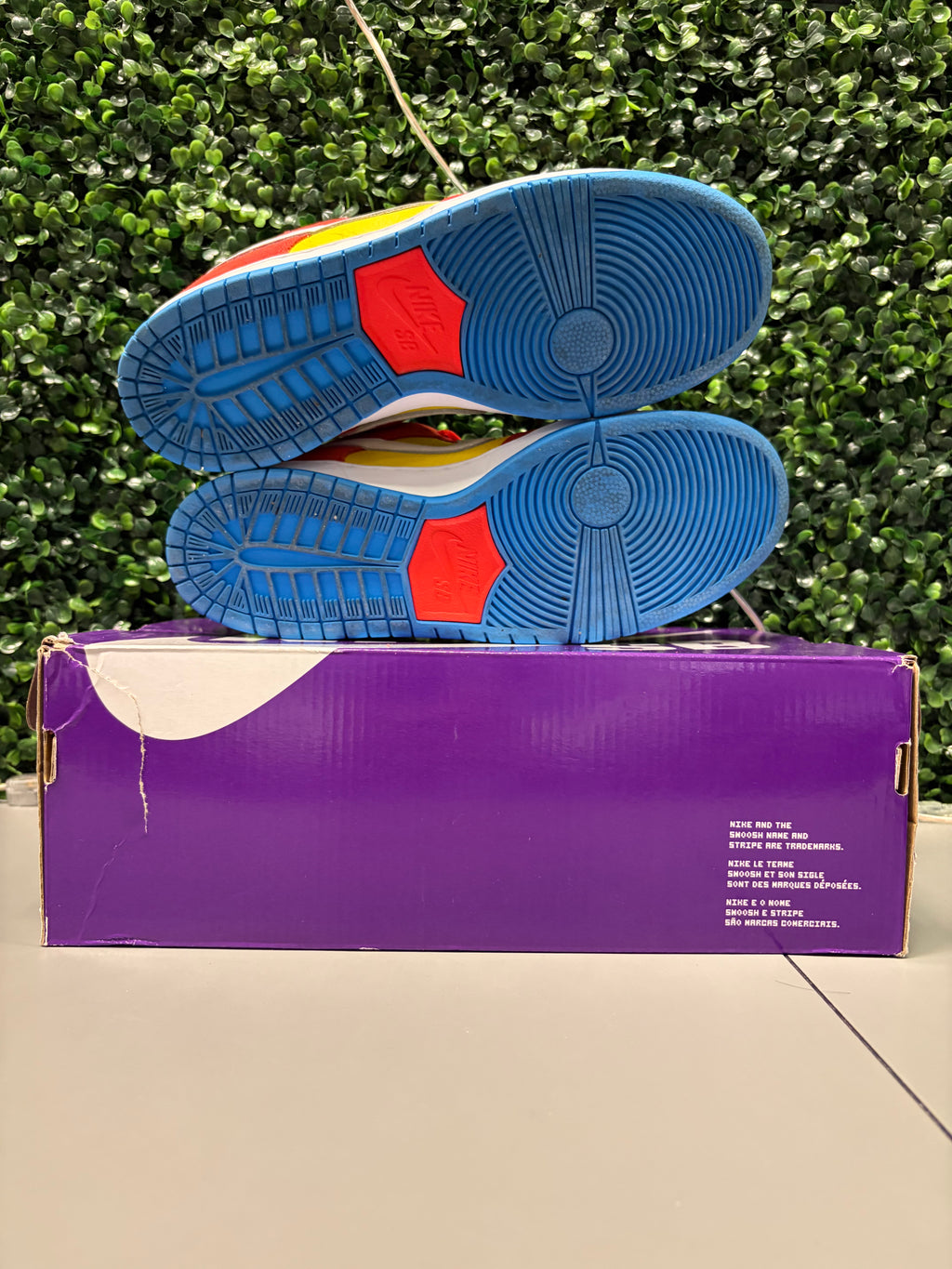 Nike SB Dunk Low Pro "Bart Simpson" Size 10.5 Preowned