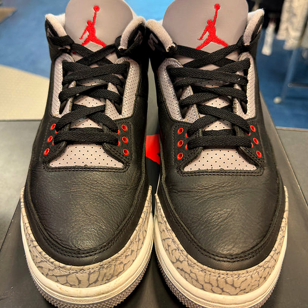 Jordan 3 "Black Cement Reimagined" Size 10.5 Preowned