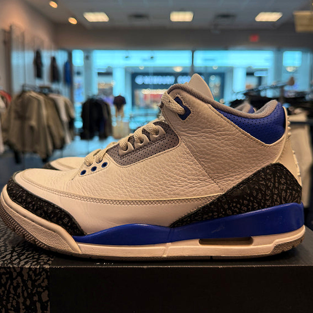 Jordan 3 Retro "Racer Blue" Size 8.5 Preowned