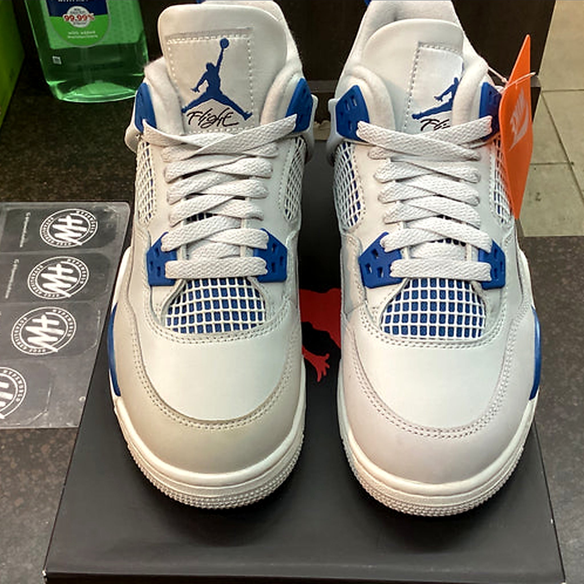 Jordan 4 “Military Blue” Brand New with Defects Size 5Y