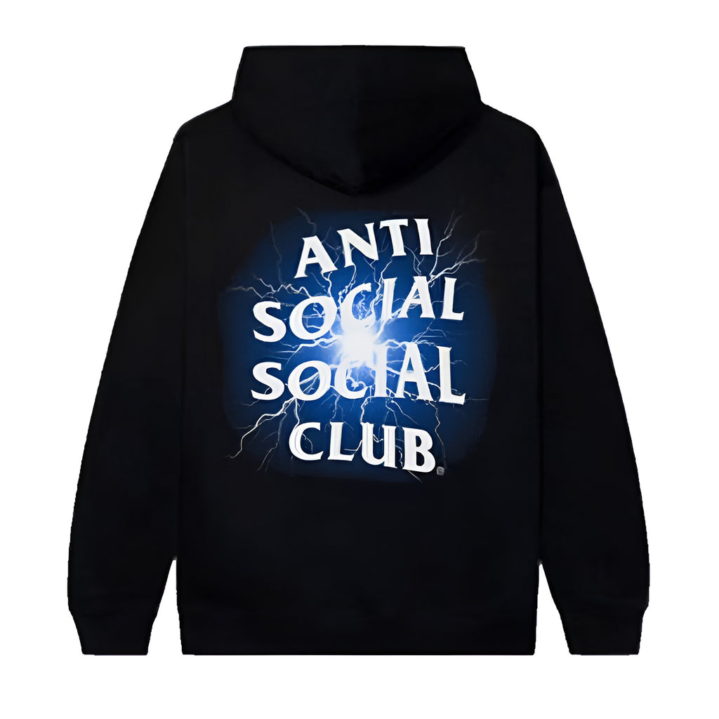Anti Social Social Club Glow In The Dark Pain Hoodie "Black/Blue"