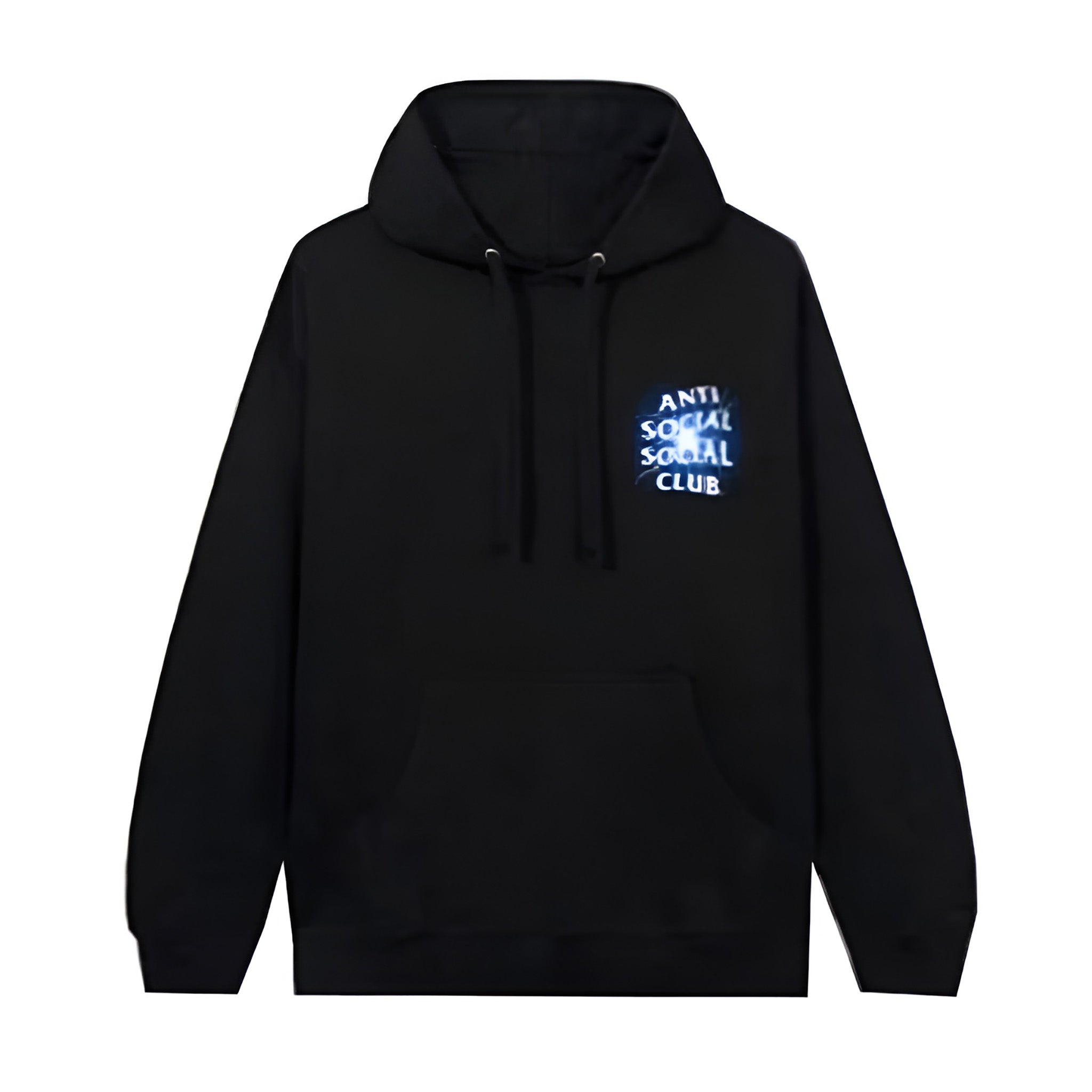 Anti Social Social Club Glow In The Dark Pain Hoodie "Black/Blue"