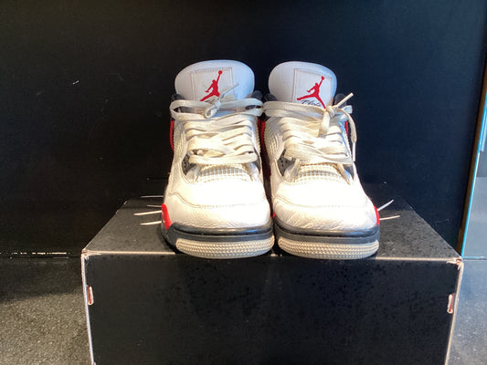Jordan 4 “Red Cement” Pre Owned Size 10.5