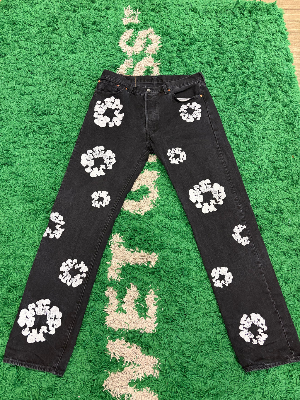 Denim Tears x Levi's Cotton Wreath Jean Black "W36 X L 34"