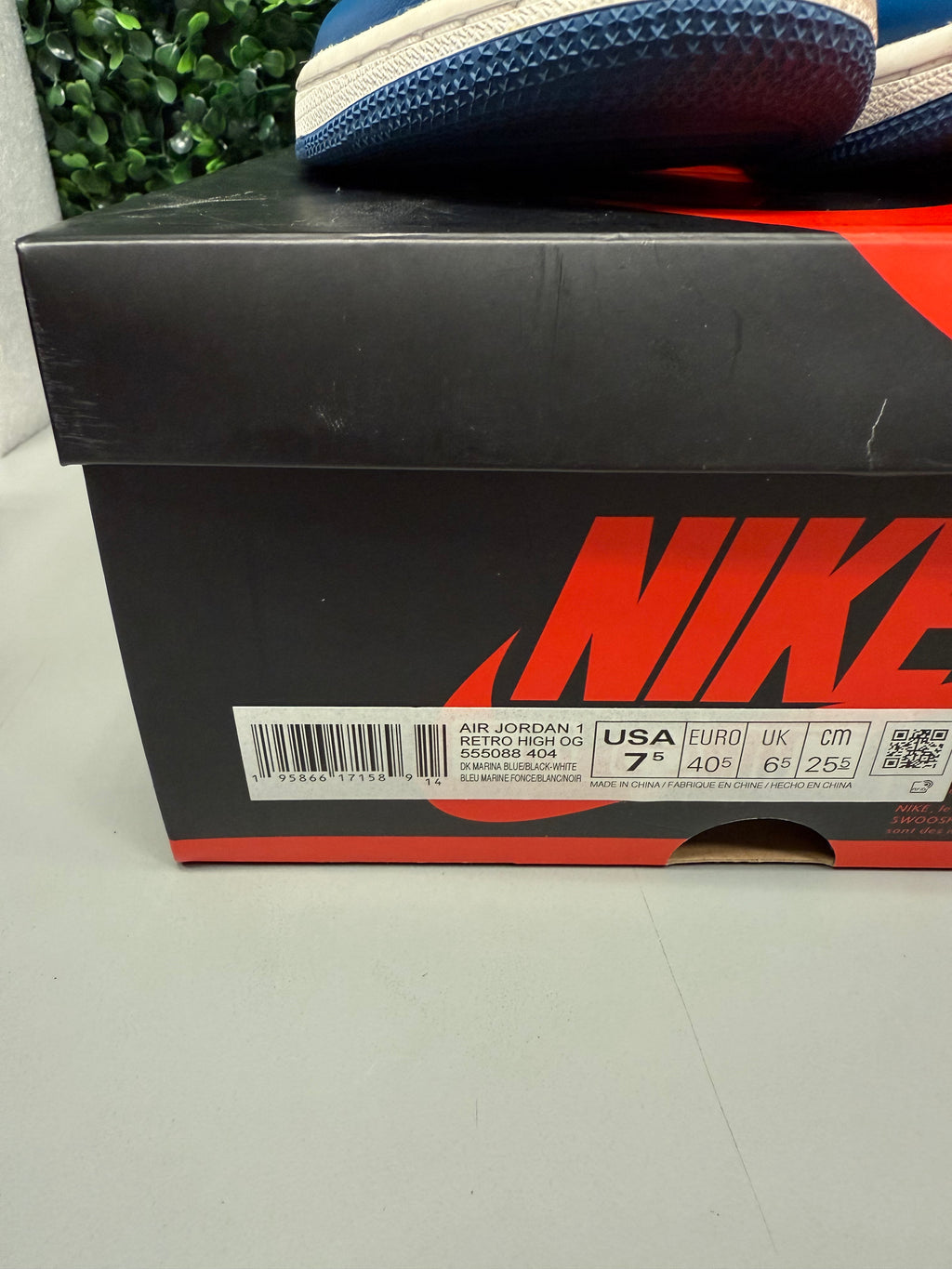 Air Jordan 1 High "Marina" Size 7.5 Preowned