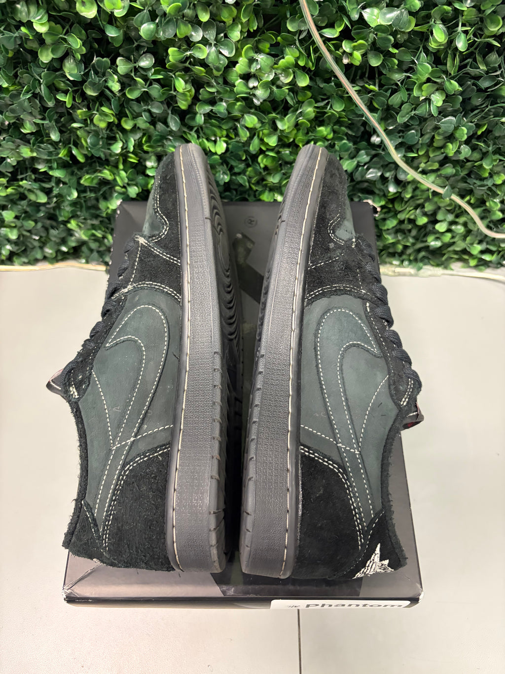 Jordan 1 Retro Low OG SP Travis Scott "Black Phantom" Size 9 Preowned