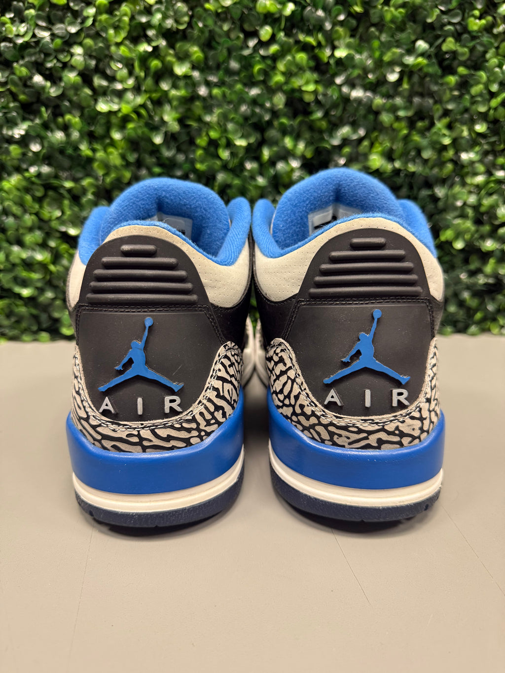 Jordan 3 "Sport Blue" Size 10.5 Preowned