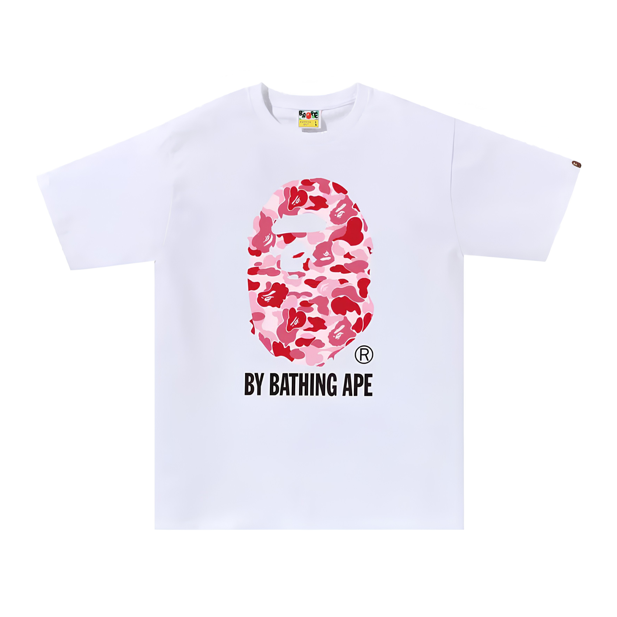 BAPE ABC Camo By Bathing Ape Tee 'White/Pink'