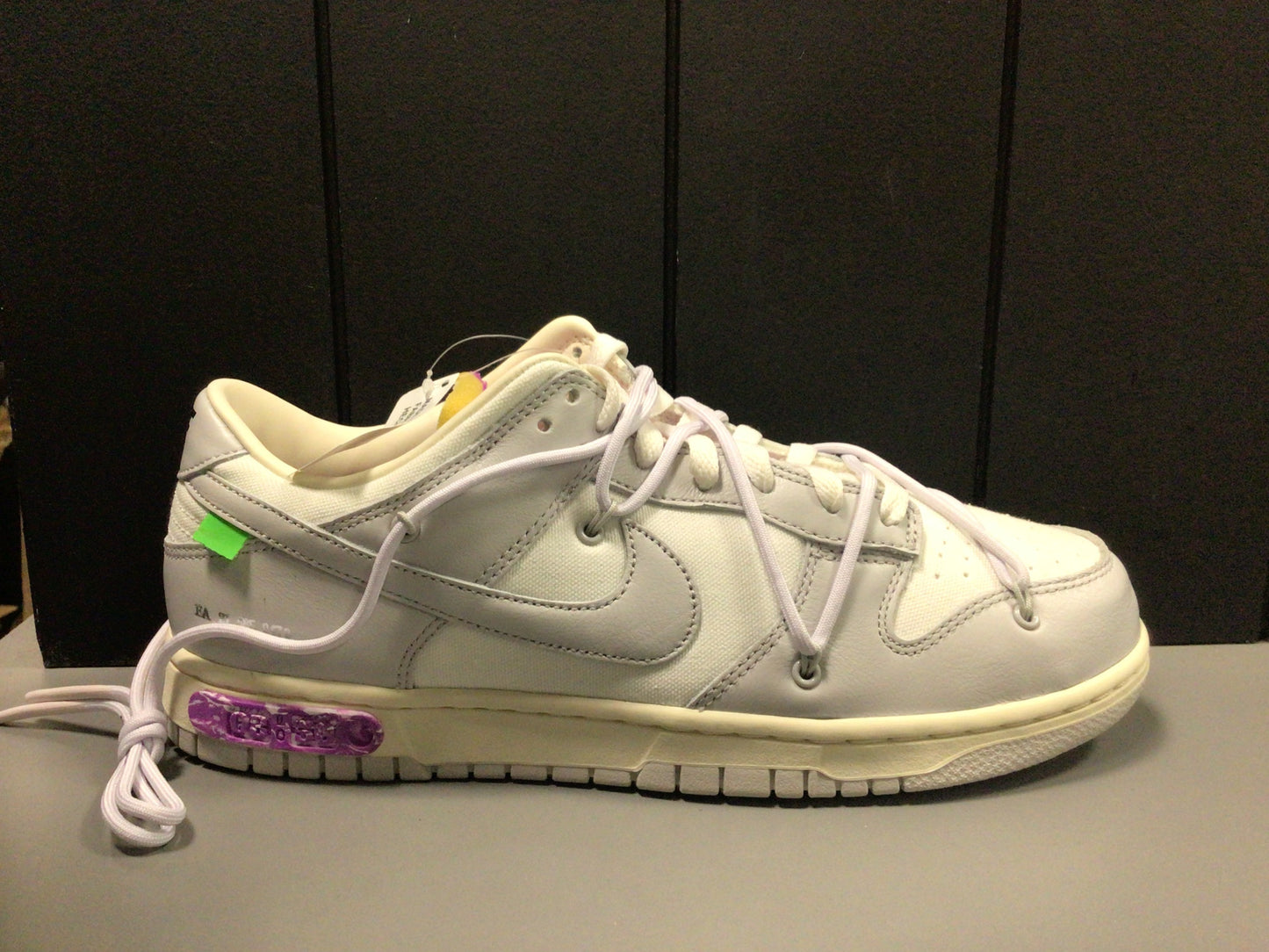 Nike Dunk Low “Off-White Lot 3” Size 10.5 Tried On