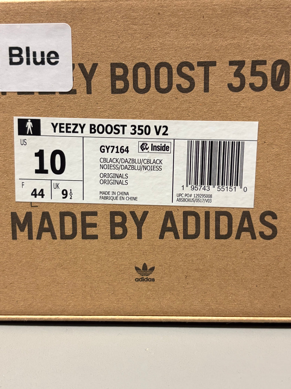 Yeezy Boost 350 V2 "Dazzling Blue" Size 10 Preowned